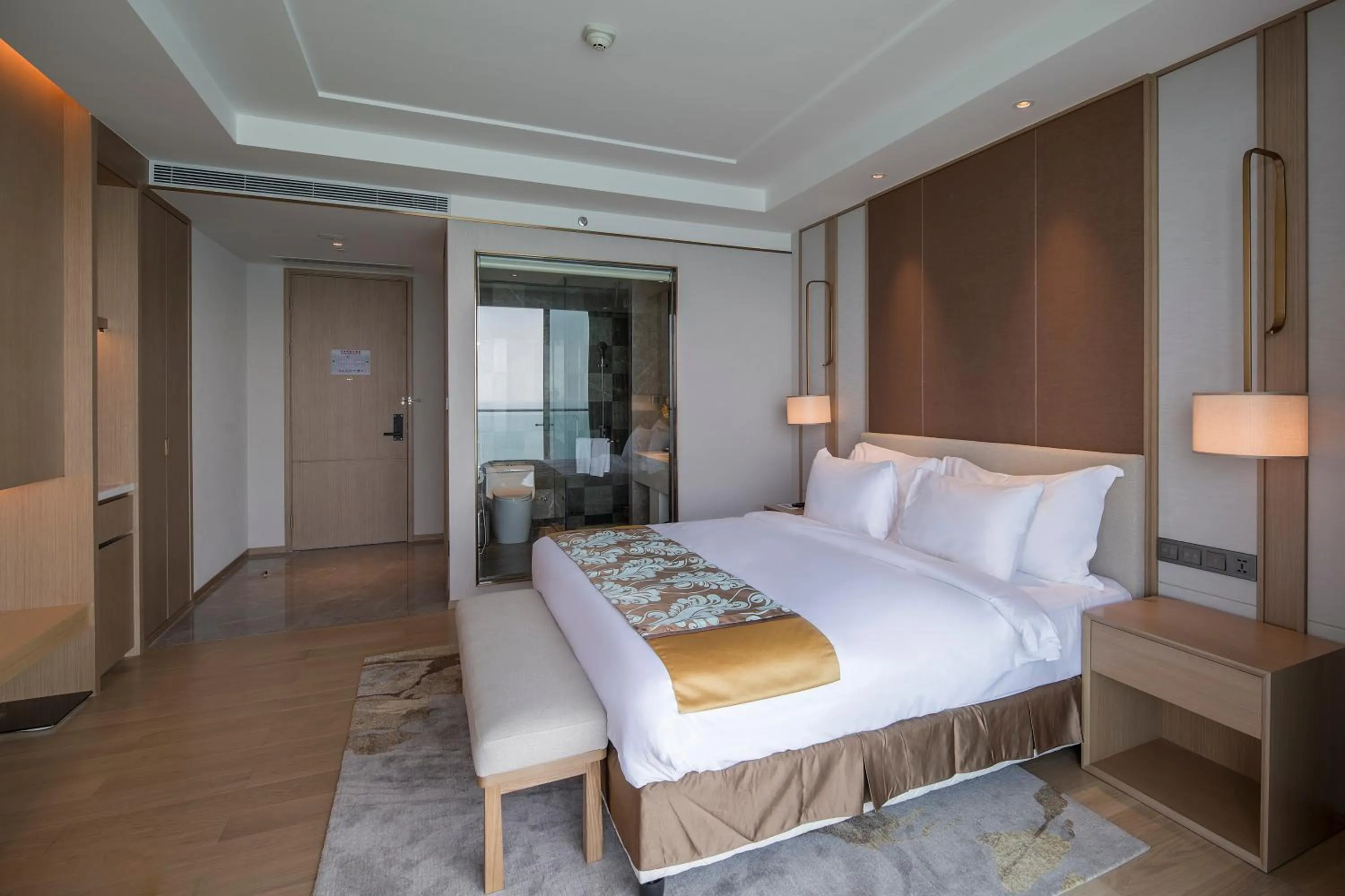 Bed in Jing Shang Hotel