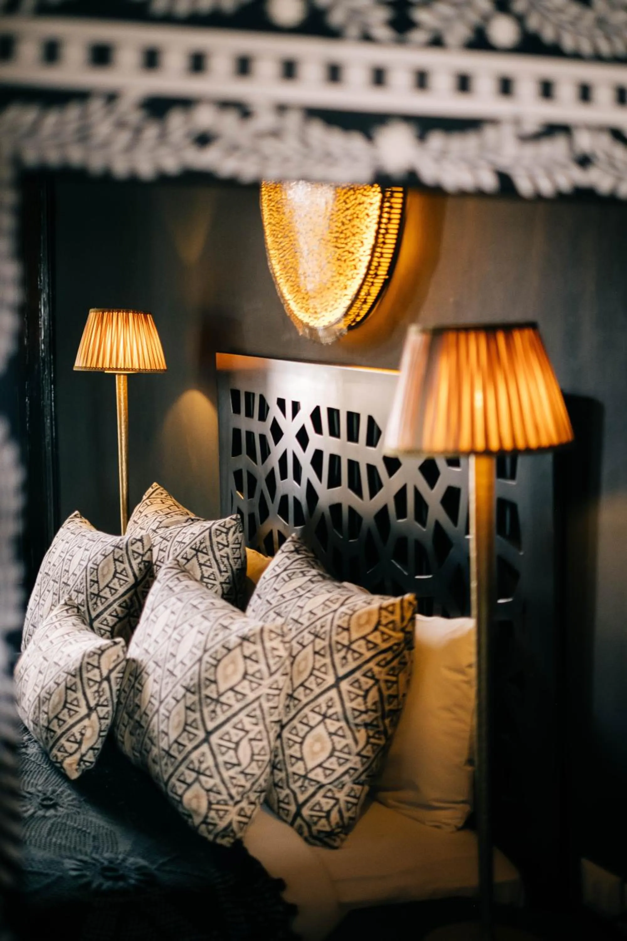 Bed in Riad Nashira & Spa