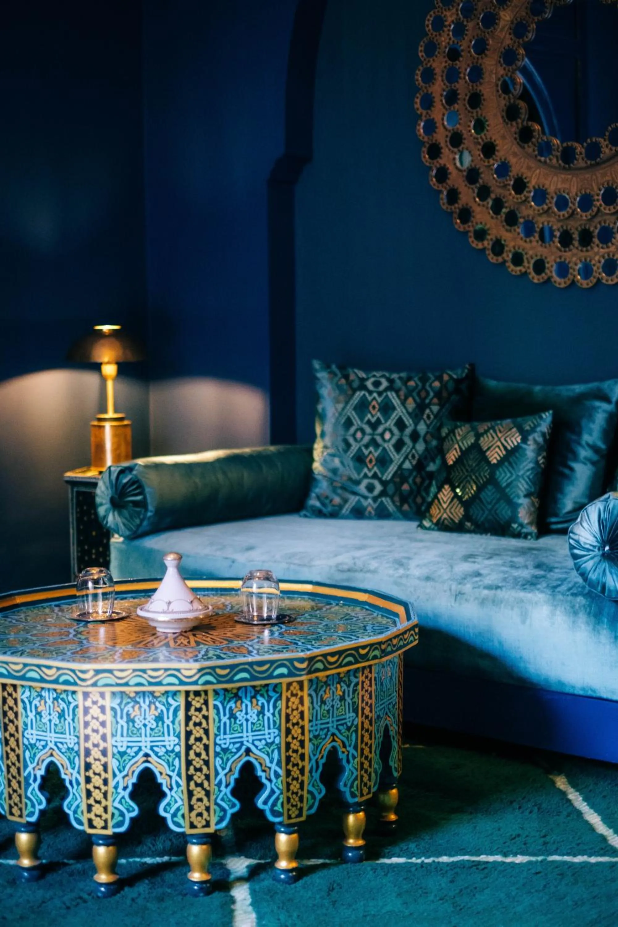 Bed in Riad Nashira & Spa