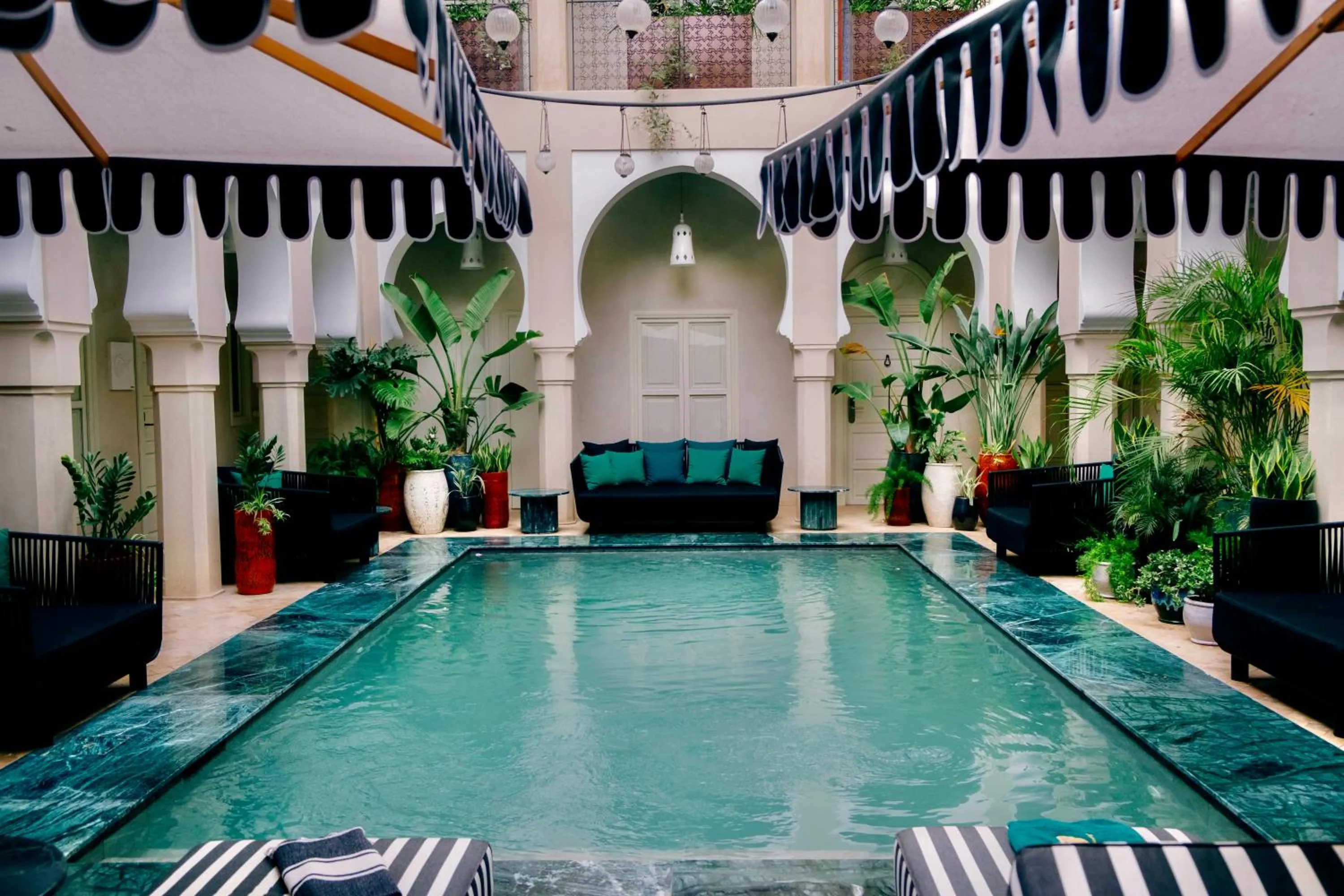 Pool view in Riad Nashira & Spa