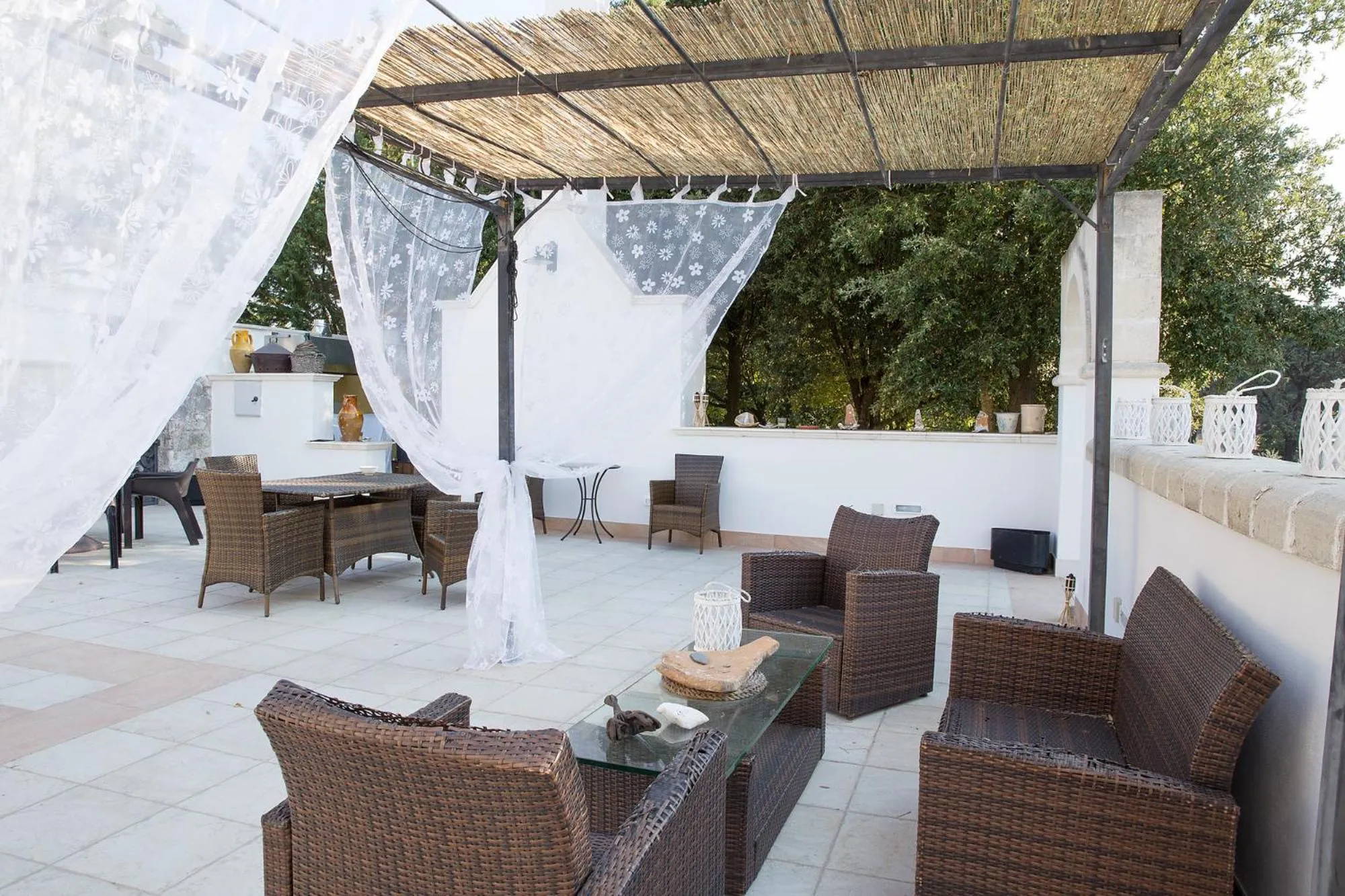 Patio in B&B Trulli e Mare