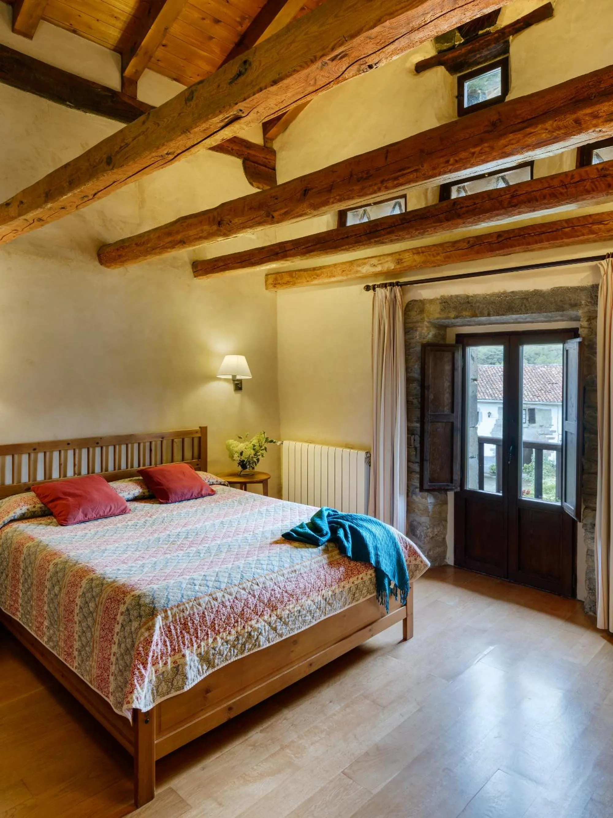 Bed in Hotel Akerreta