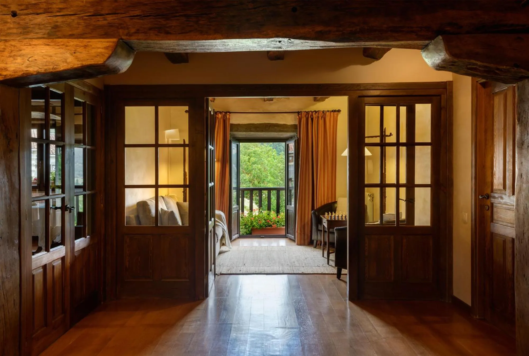 Bed in Hotel Akerreta