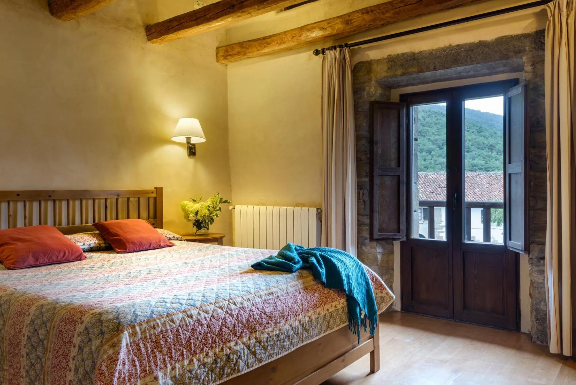 Bed in Hotel Akerreta