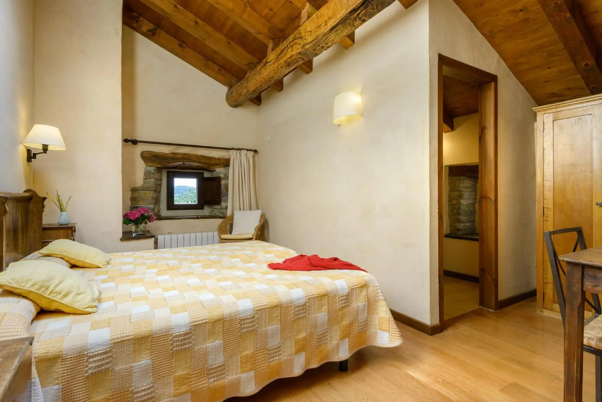 Bed in Hotel Akerreta