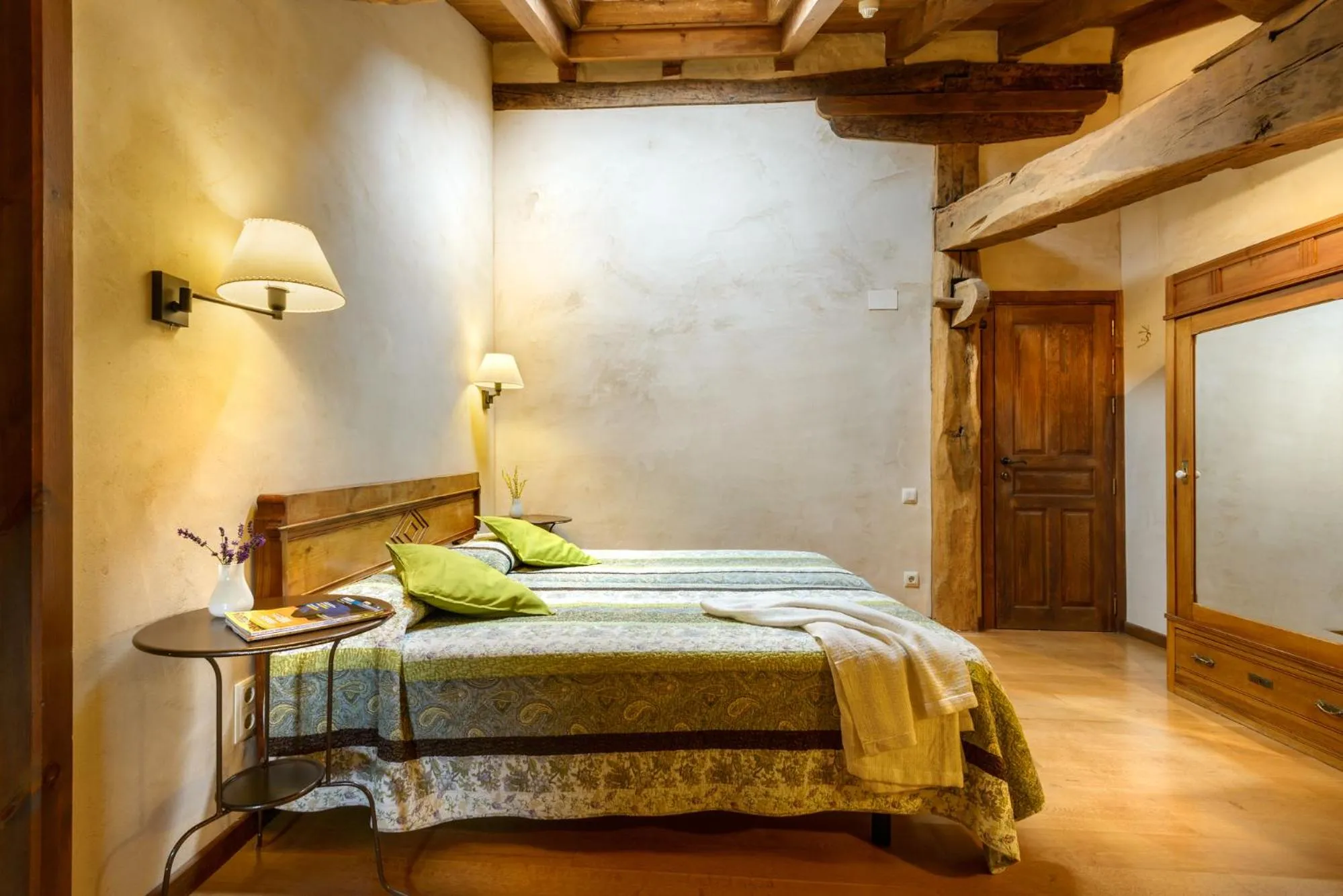 Bed in Hotel Akerreta