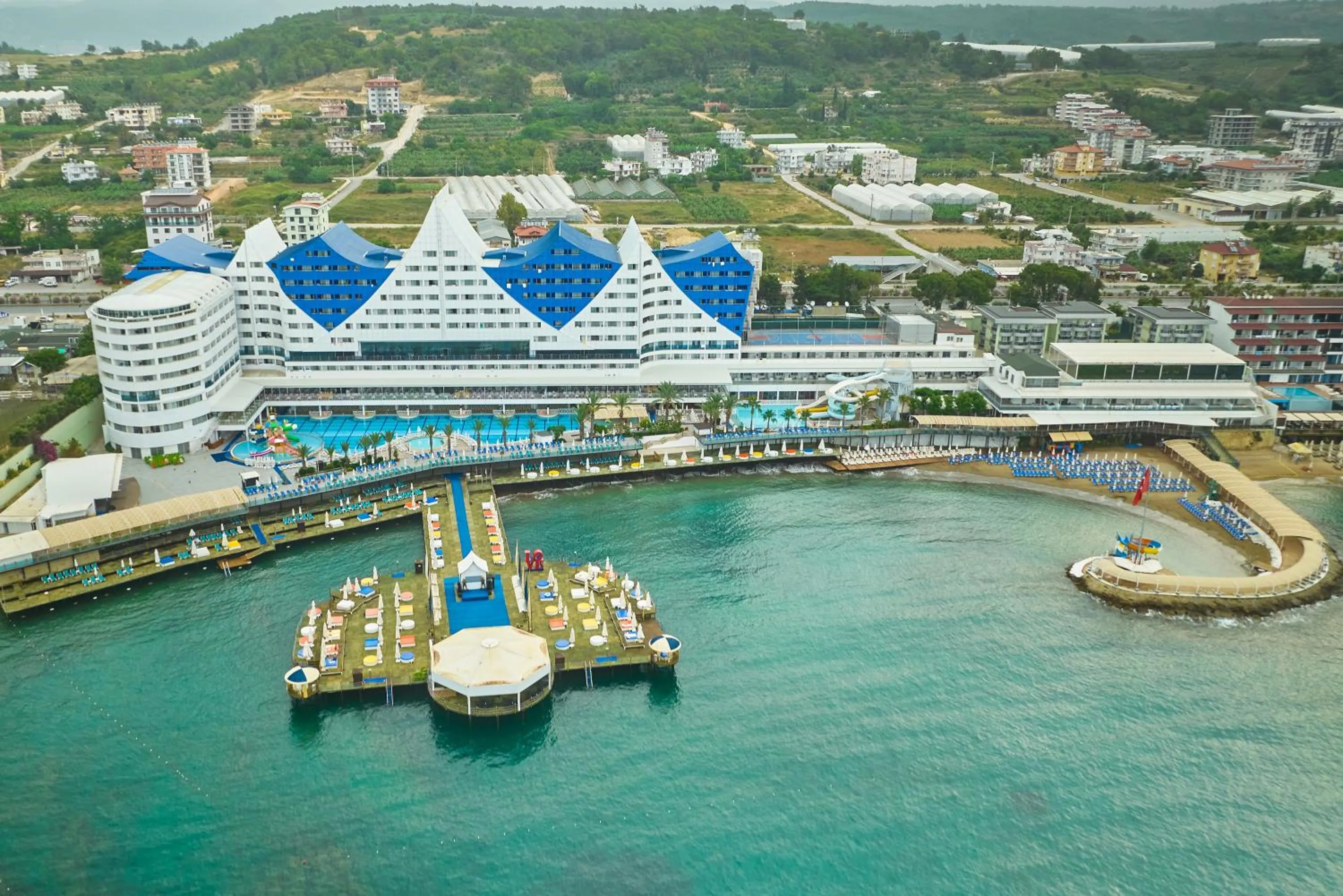 Bird's eye view in Orange County Alanya