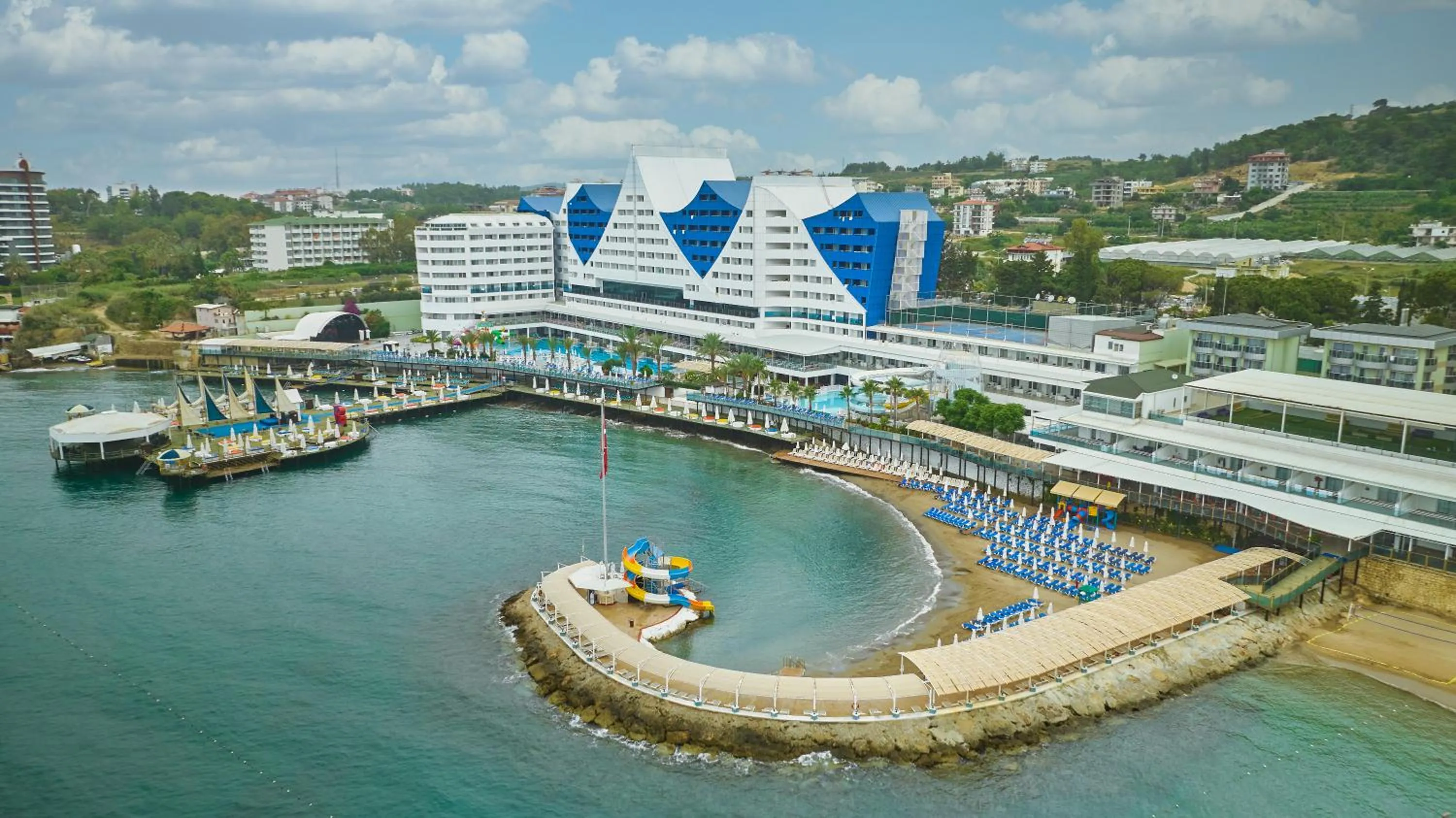 Bird's eye view in Orange County Alanya