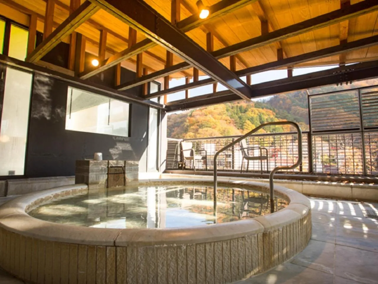 Hot Spring Bath in LiVEMAX RESORT Kawaji