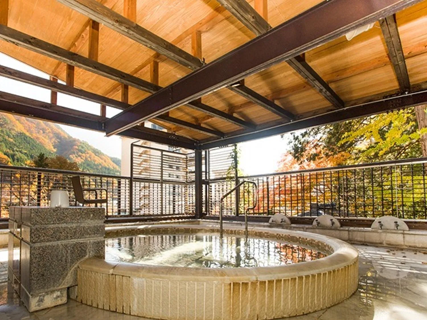 Open Air Bath in LiVEMAX RESORT Kawaji
