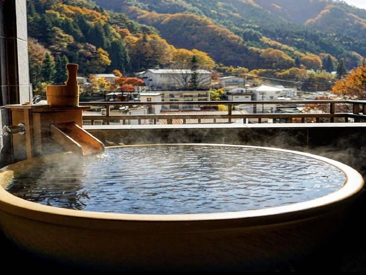Hot Tub in LiVEMAX RESORT Kawaji