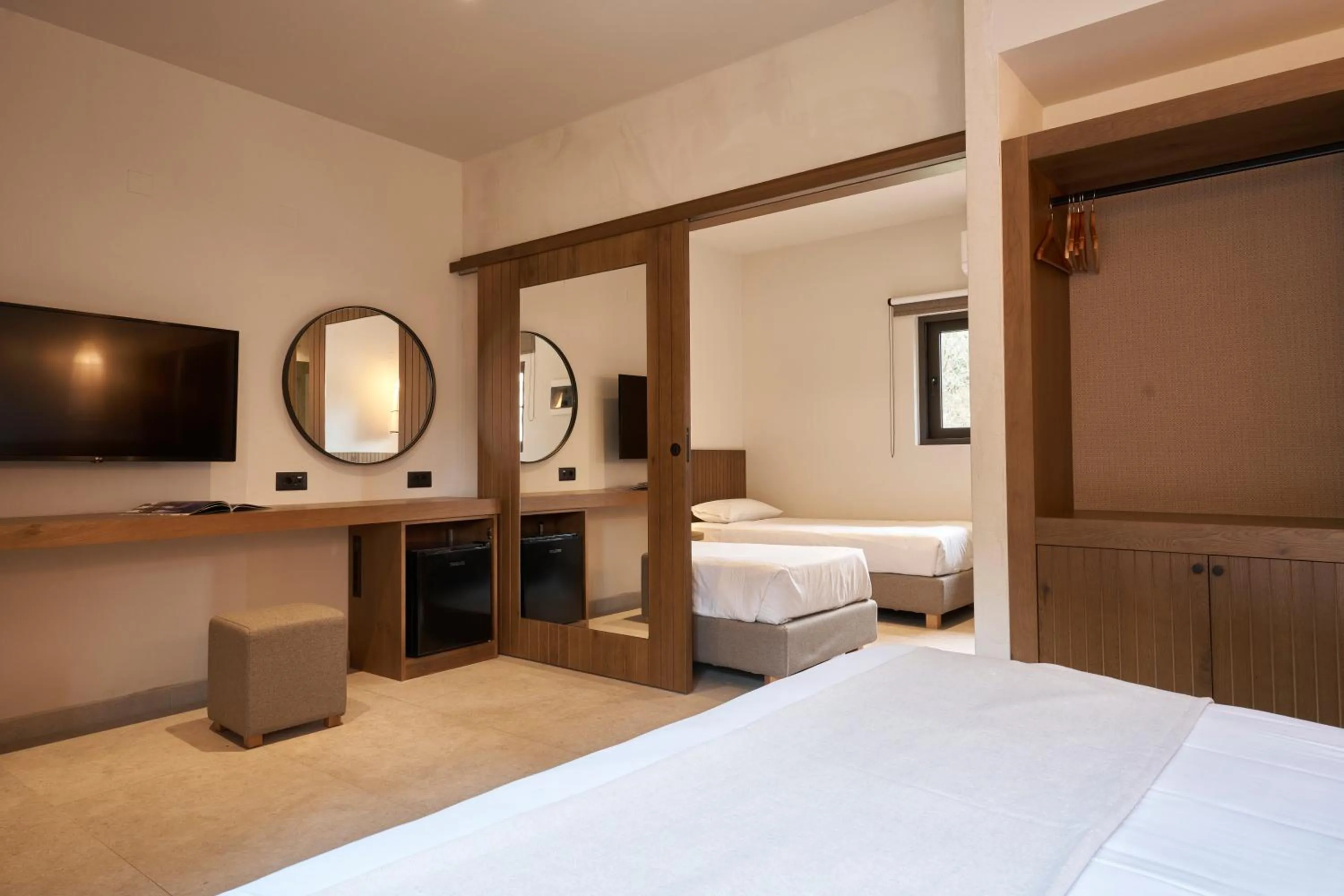 Bed in Stella Village Seaside Hotel