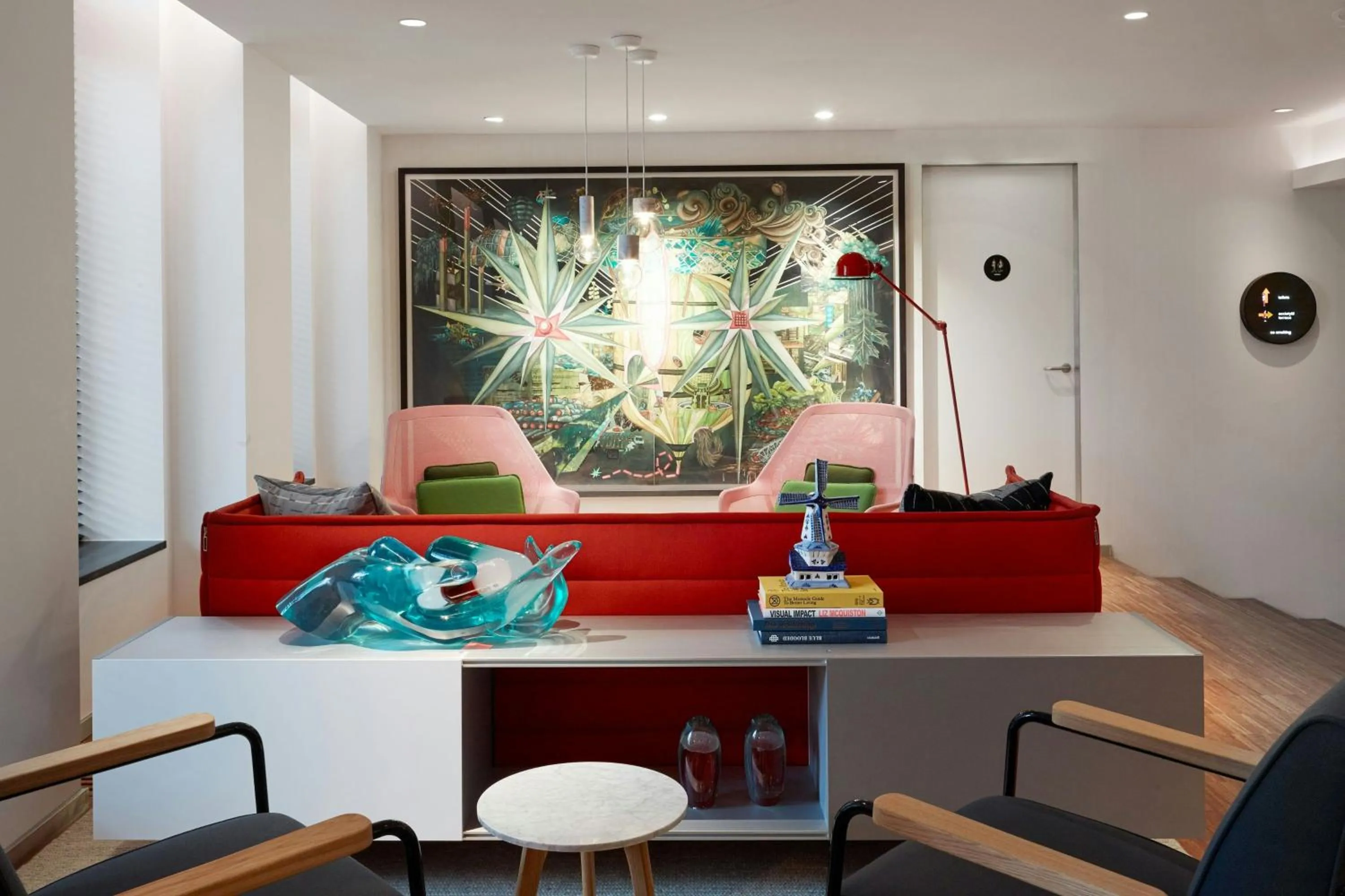 Lobby or reception in citizenM Amstel Amsterdam