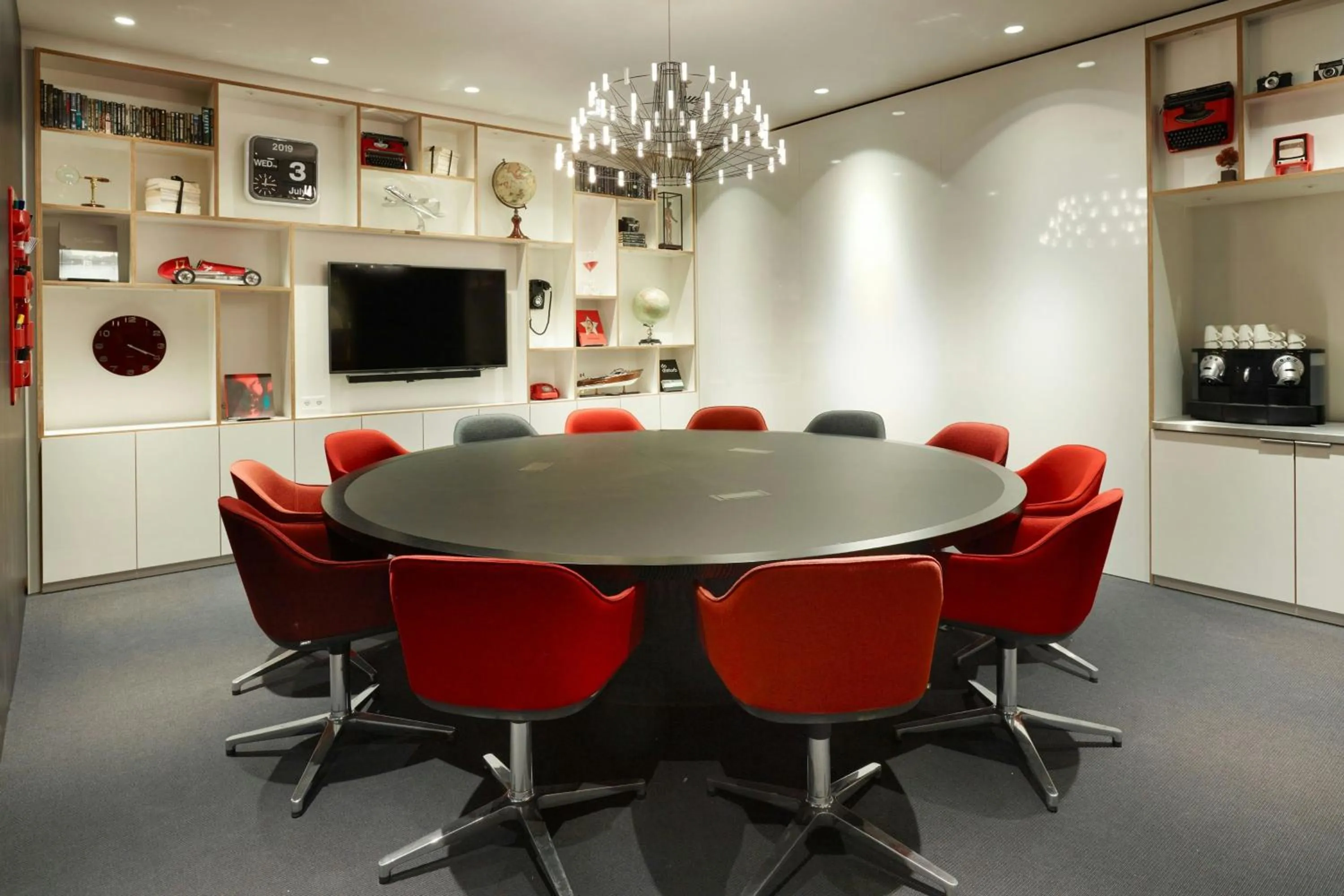 Meeting/conference room in citizenM Amstel Amsterdam