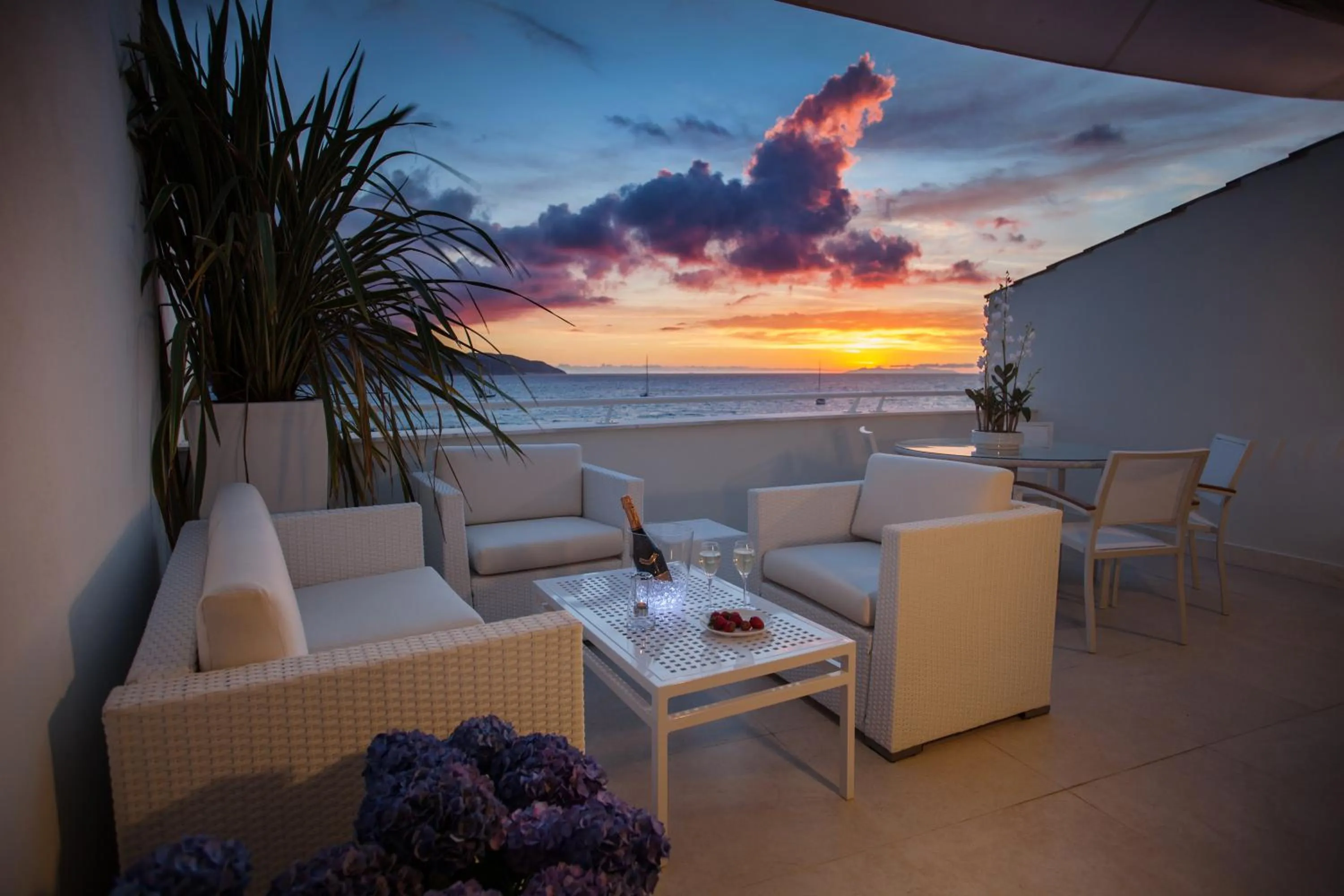 Balcony/Terrace in Baia Bianca Suites