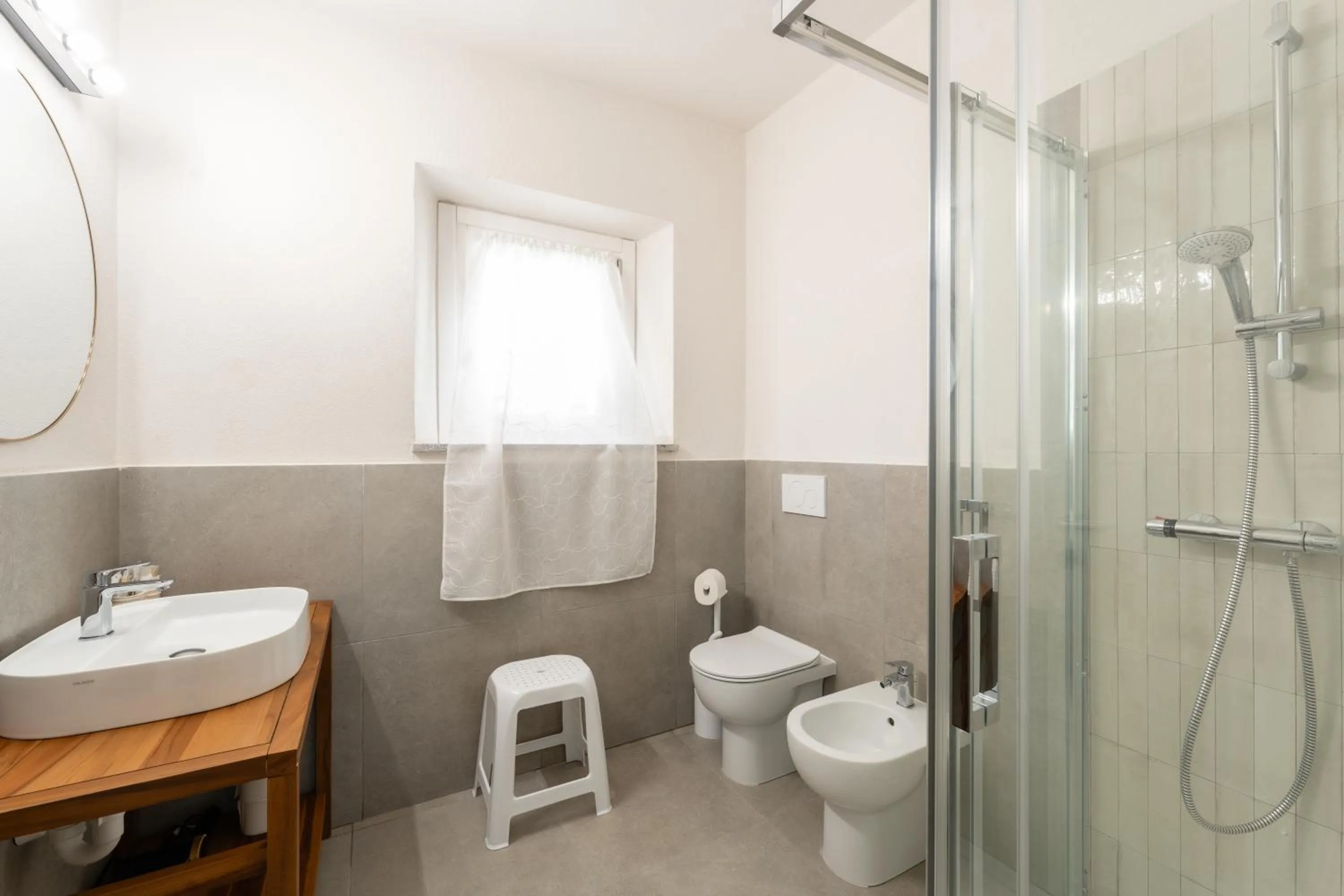 Bathroom in Hotel Delfino