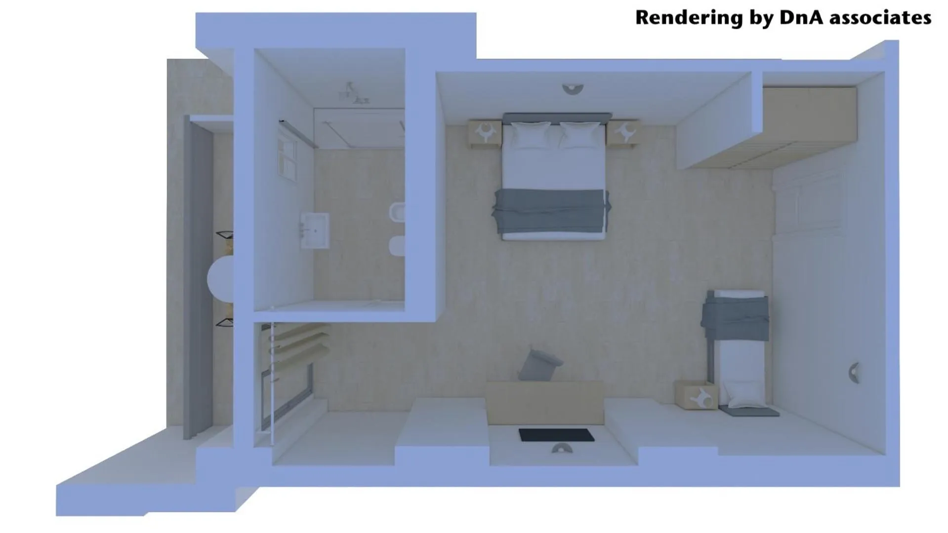 Photo of the whole room in Hotel Delfino