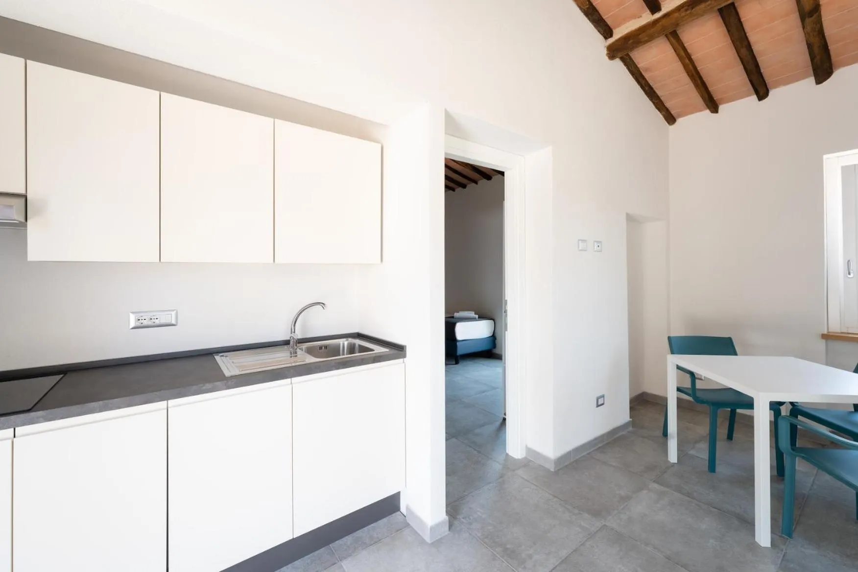 Kitchen or kitchenette in Hotel Delfino