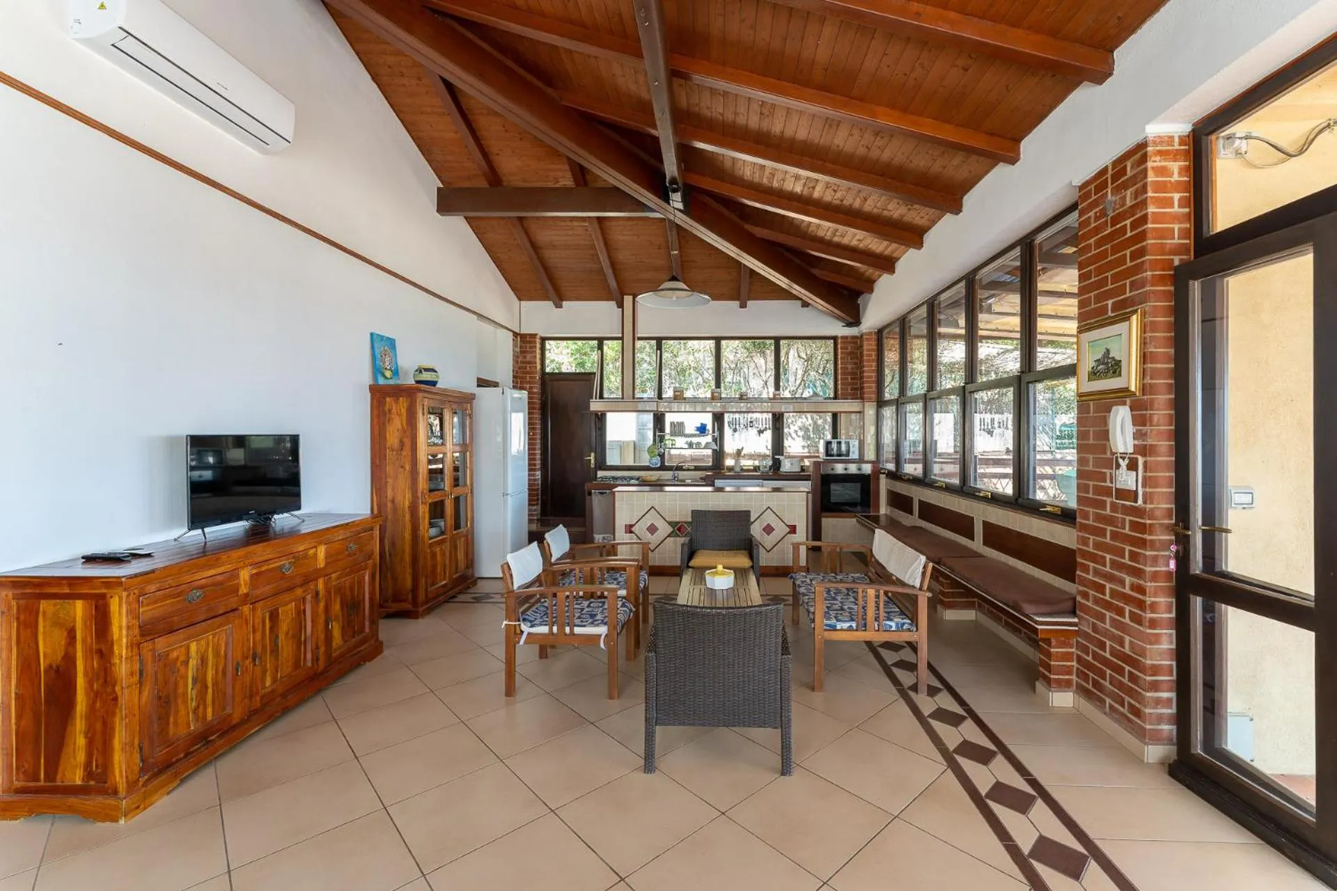 Dining area in Hotel Delfino