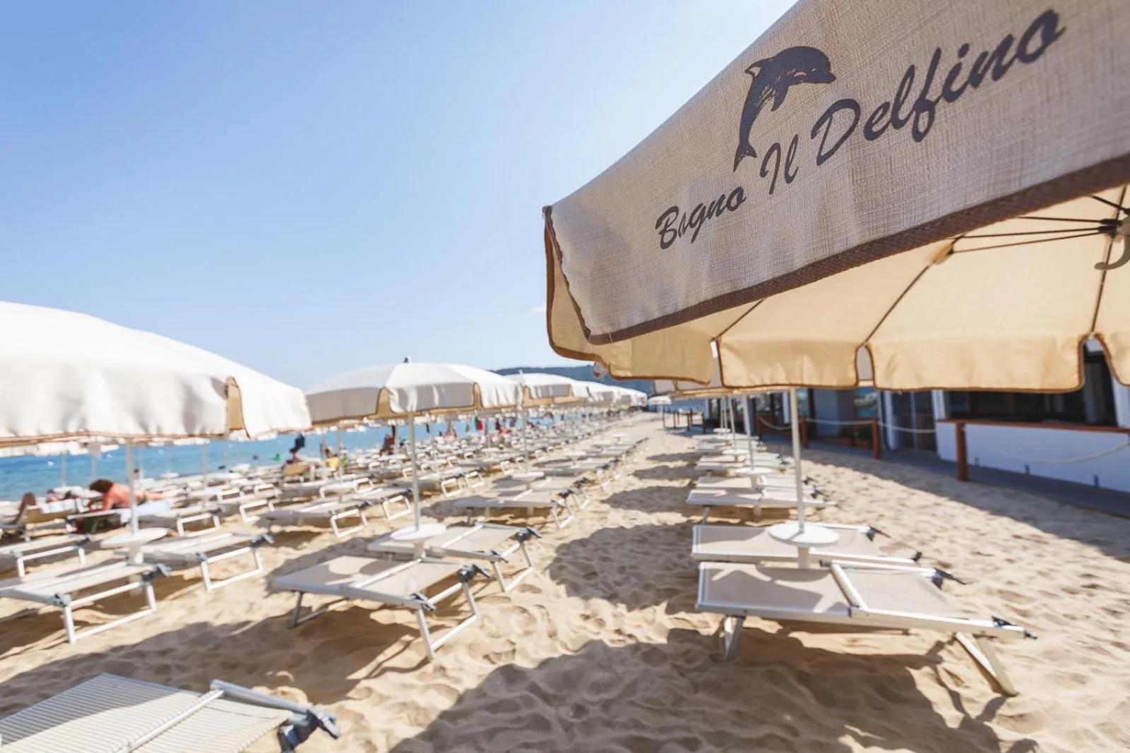 Beach in Hotel Delfino