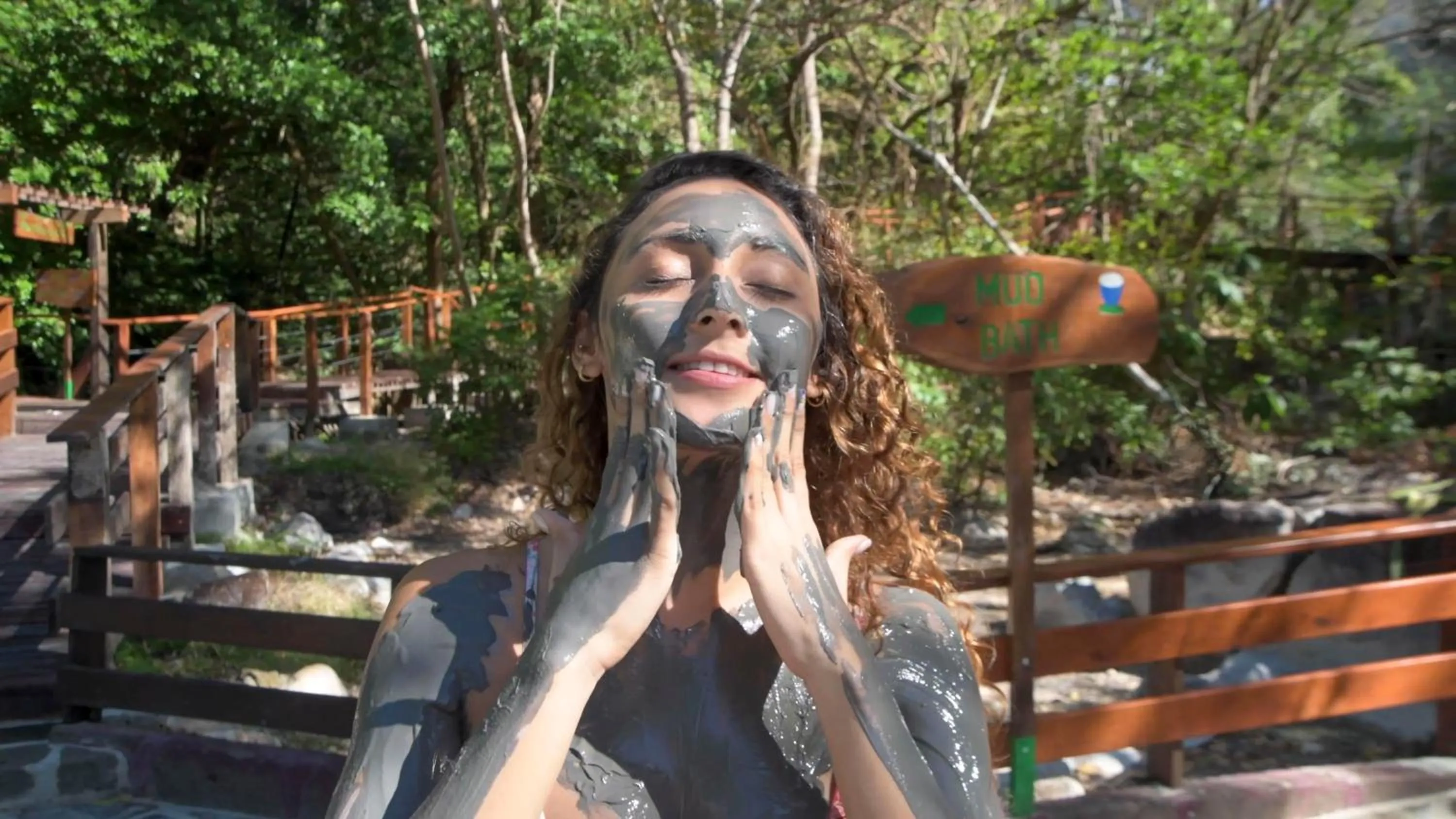 Hot Spring Bath in Borinquen Thermal Resort