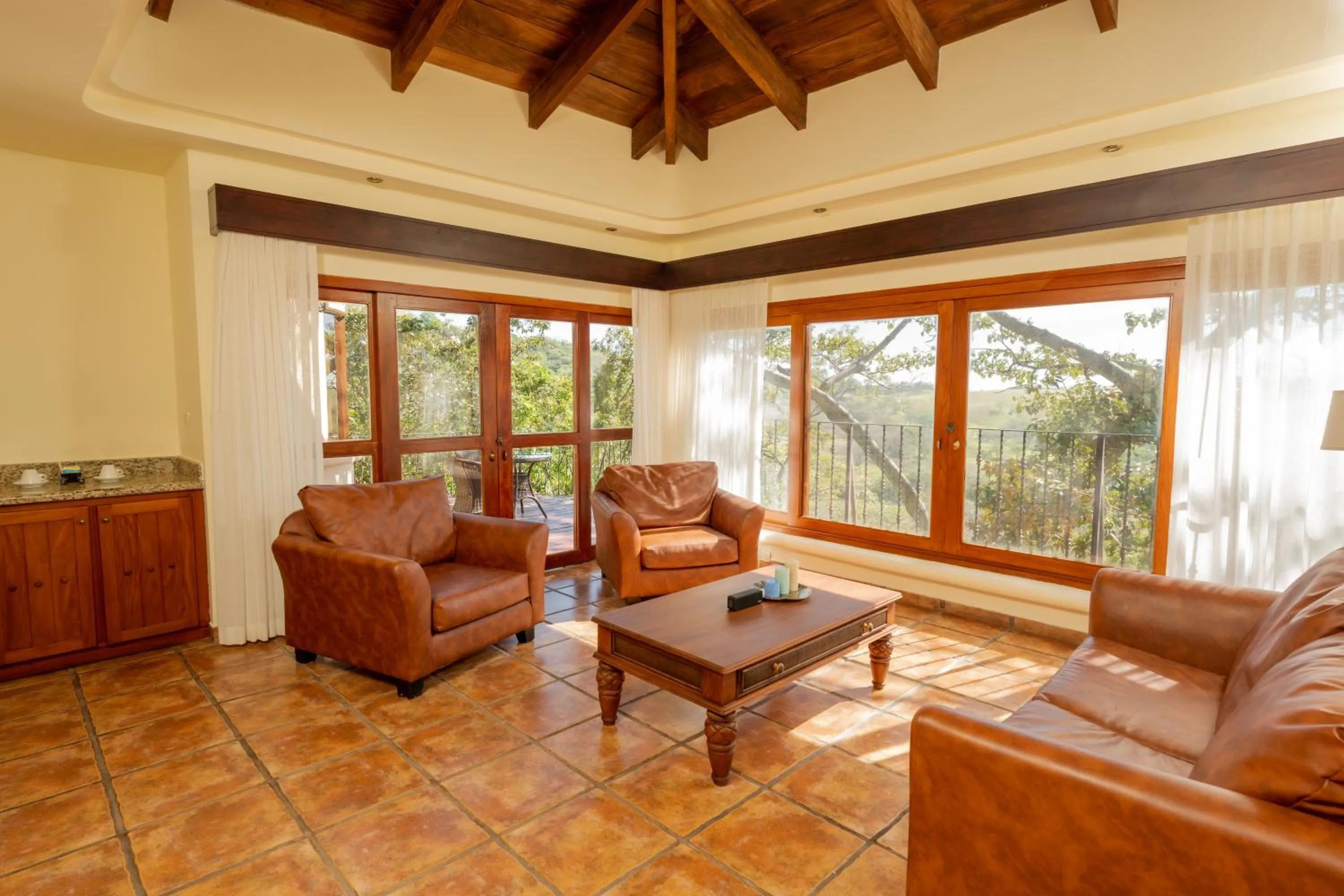 Living room in Borinquen Thermal Resort
