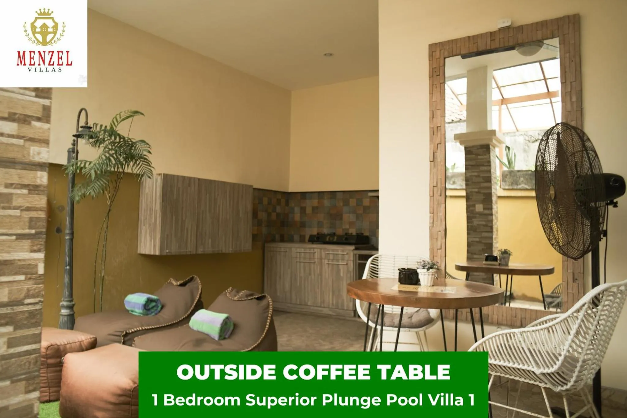 Balcony/Terrace in Menzel Villas Nusa Dua