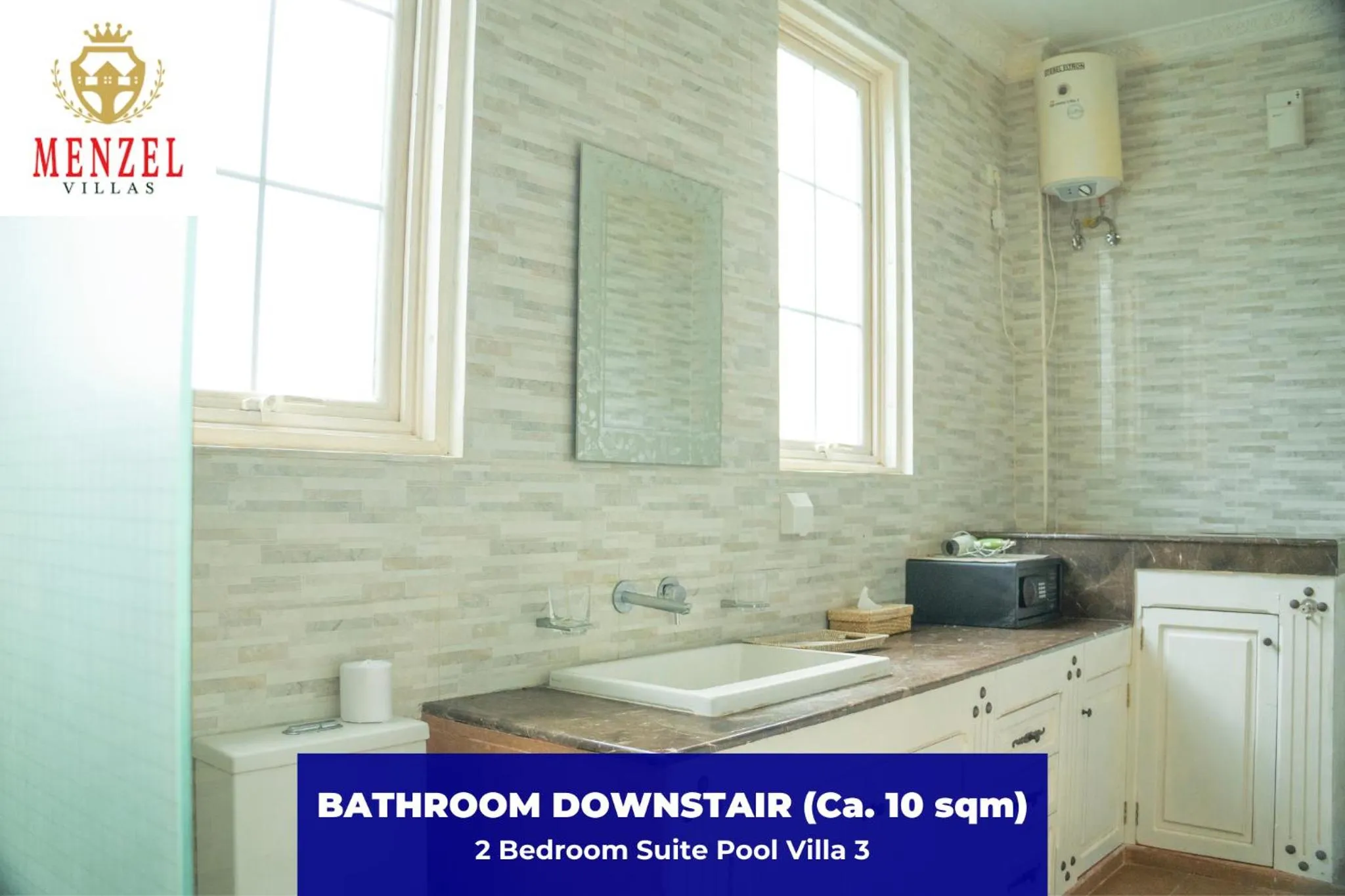 Bathroom in Menzel Villas Nusa Dua