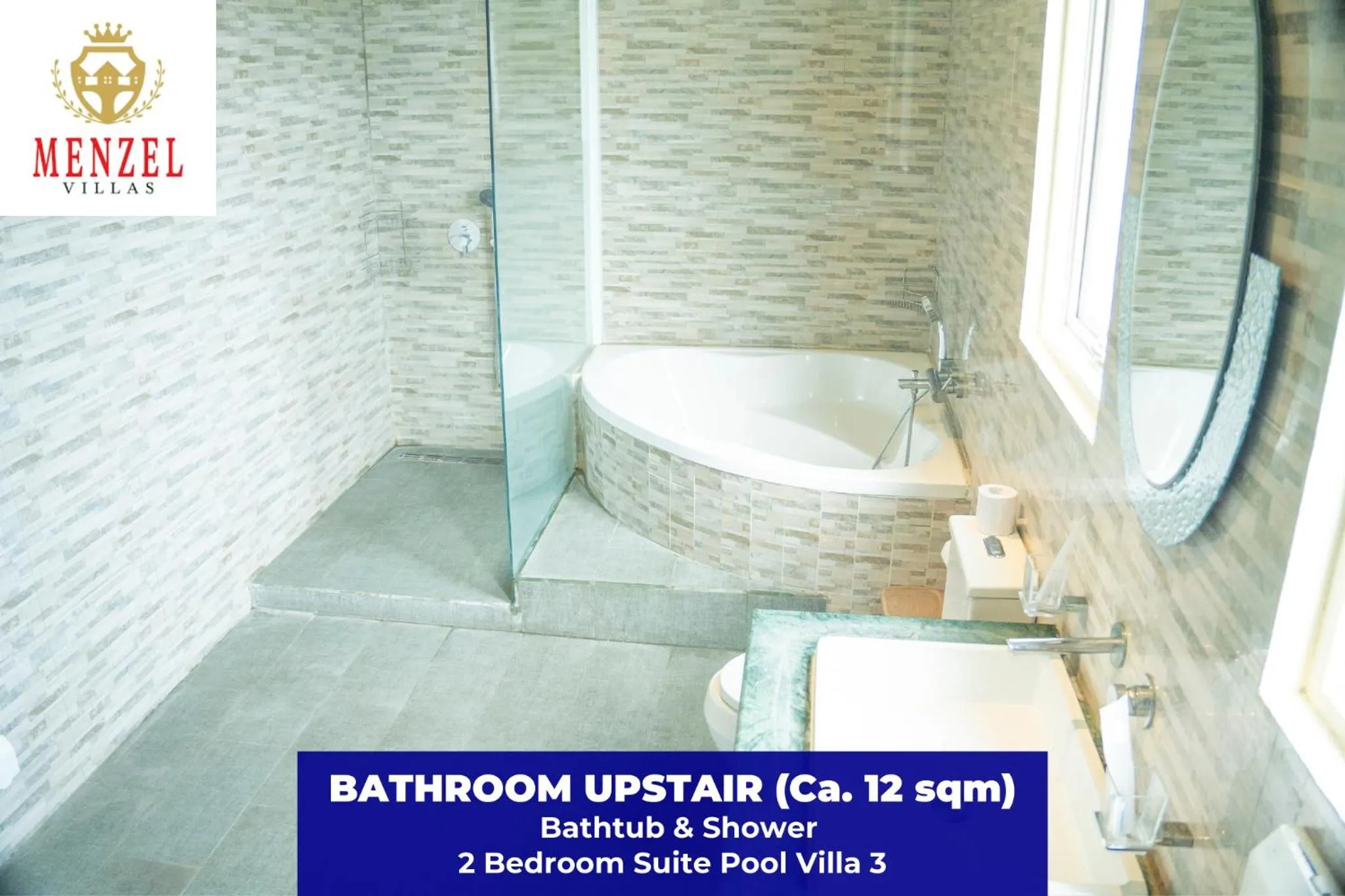 Bathroom in Menzel Villas Nusa Dua