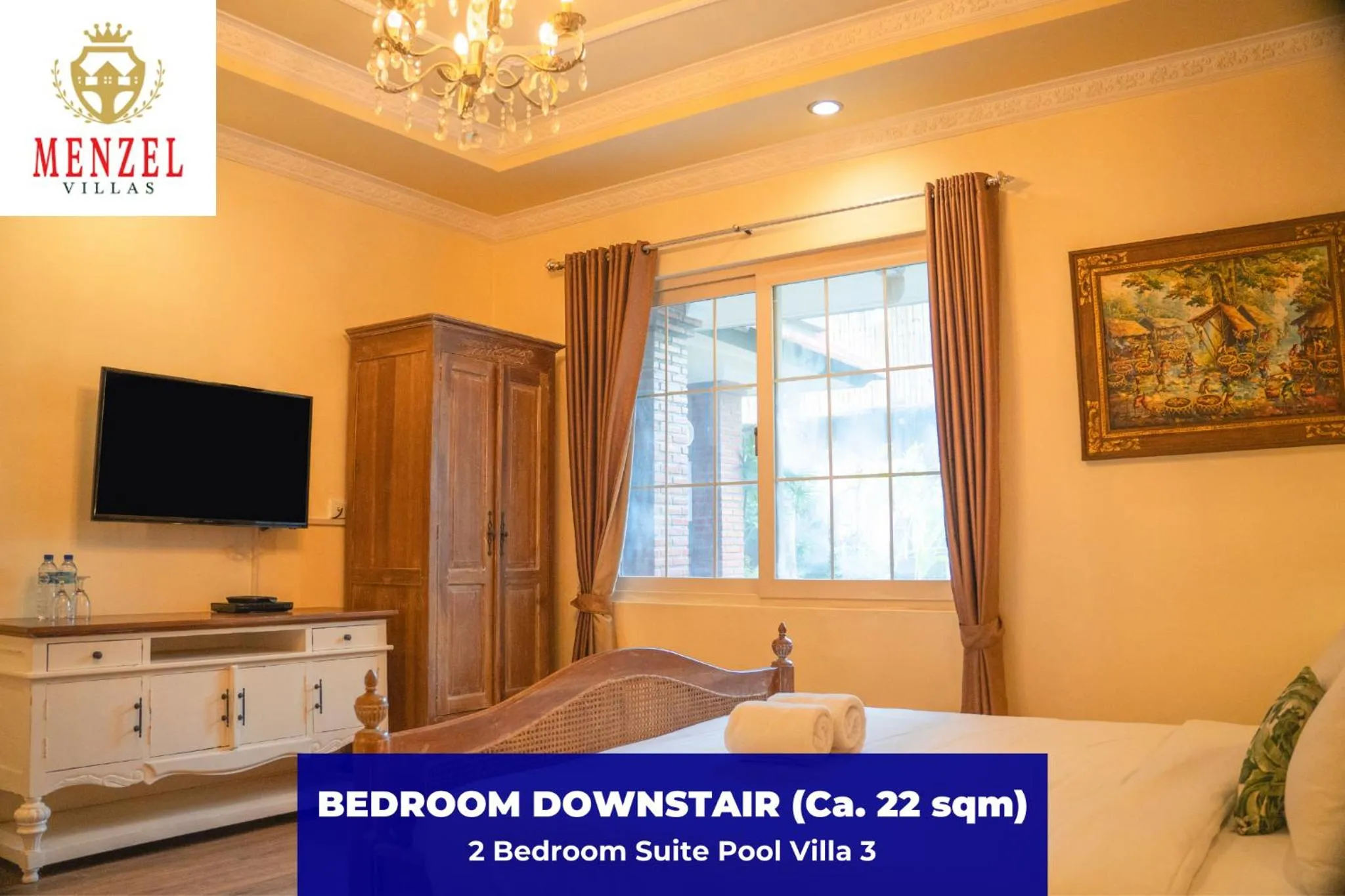 Bedroom in Menzel Villas Nusa Dua