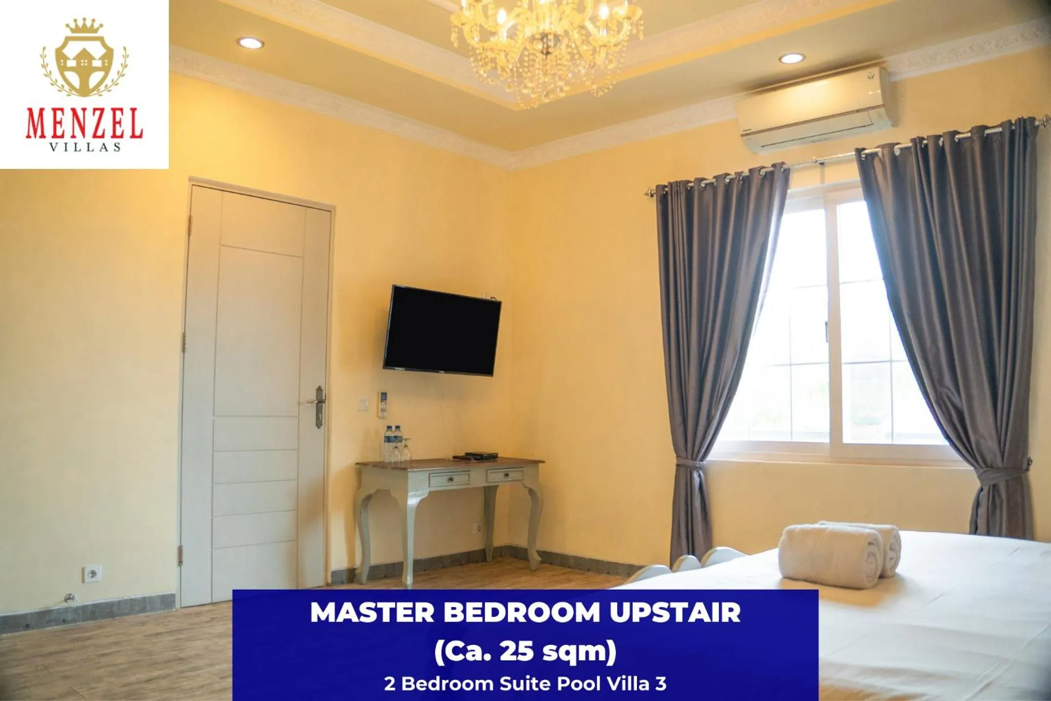 Bedroom, Bed in Menzel Villas Nusa Dua