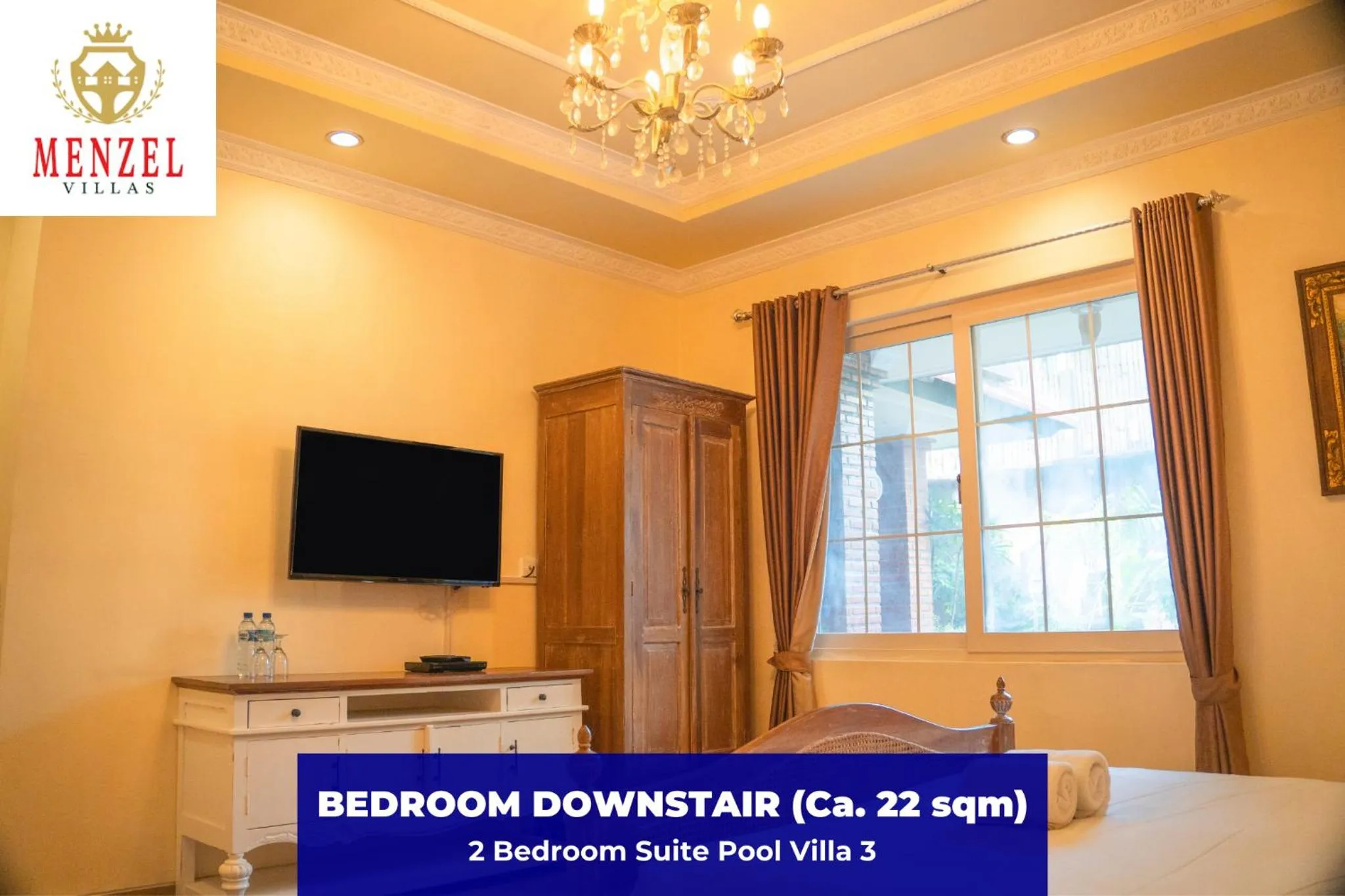 Bedroom in Menzel Villas Nusa Dua