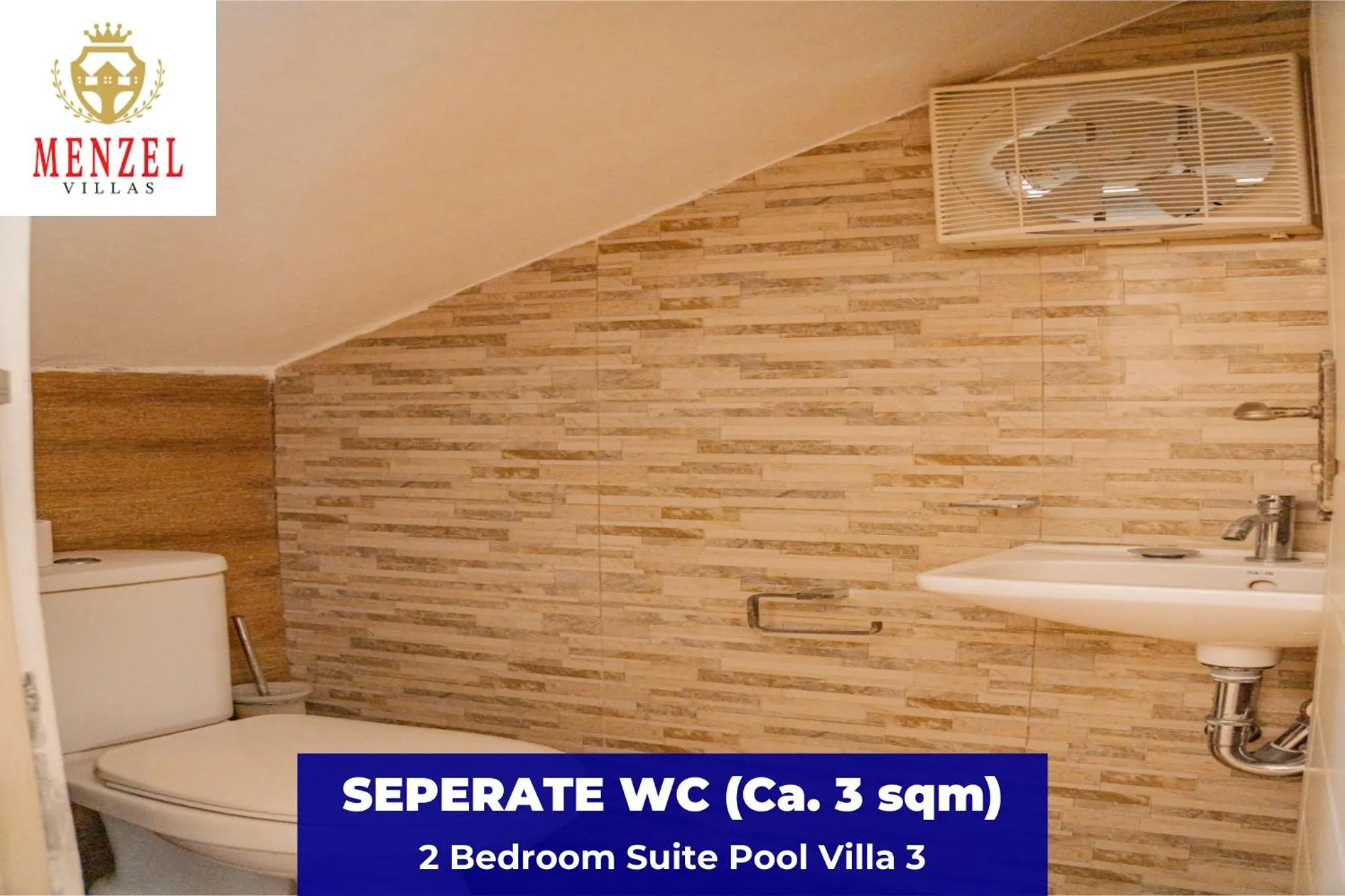 Toilet in Menzel Villas Nusa Dua