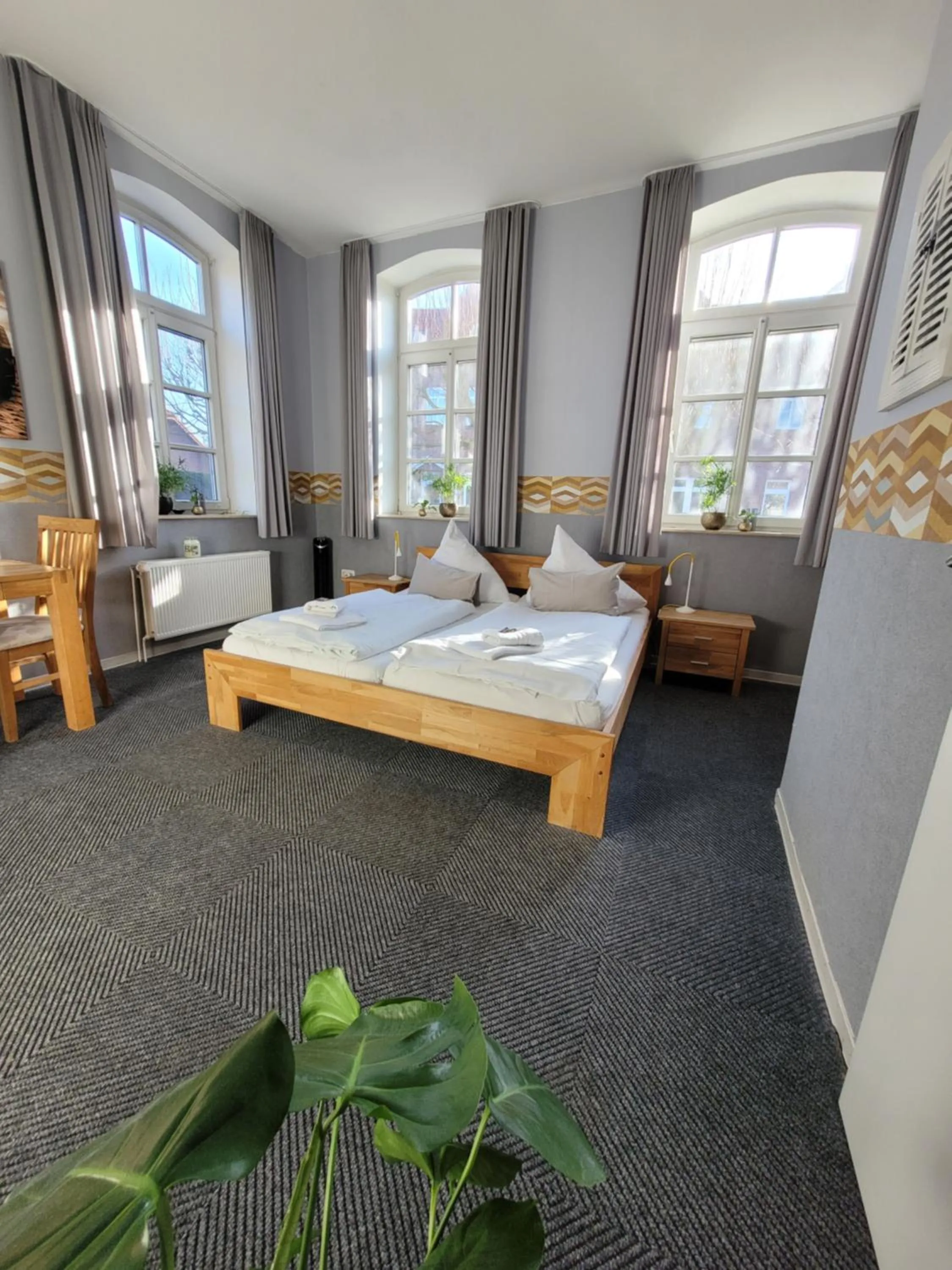 Bed in Hotel Garni Kastanjehoff