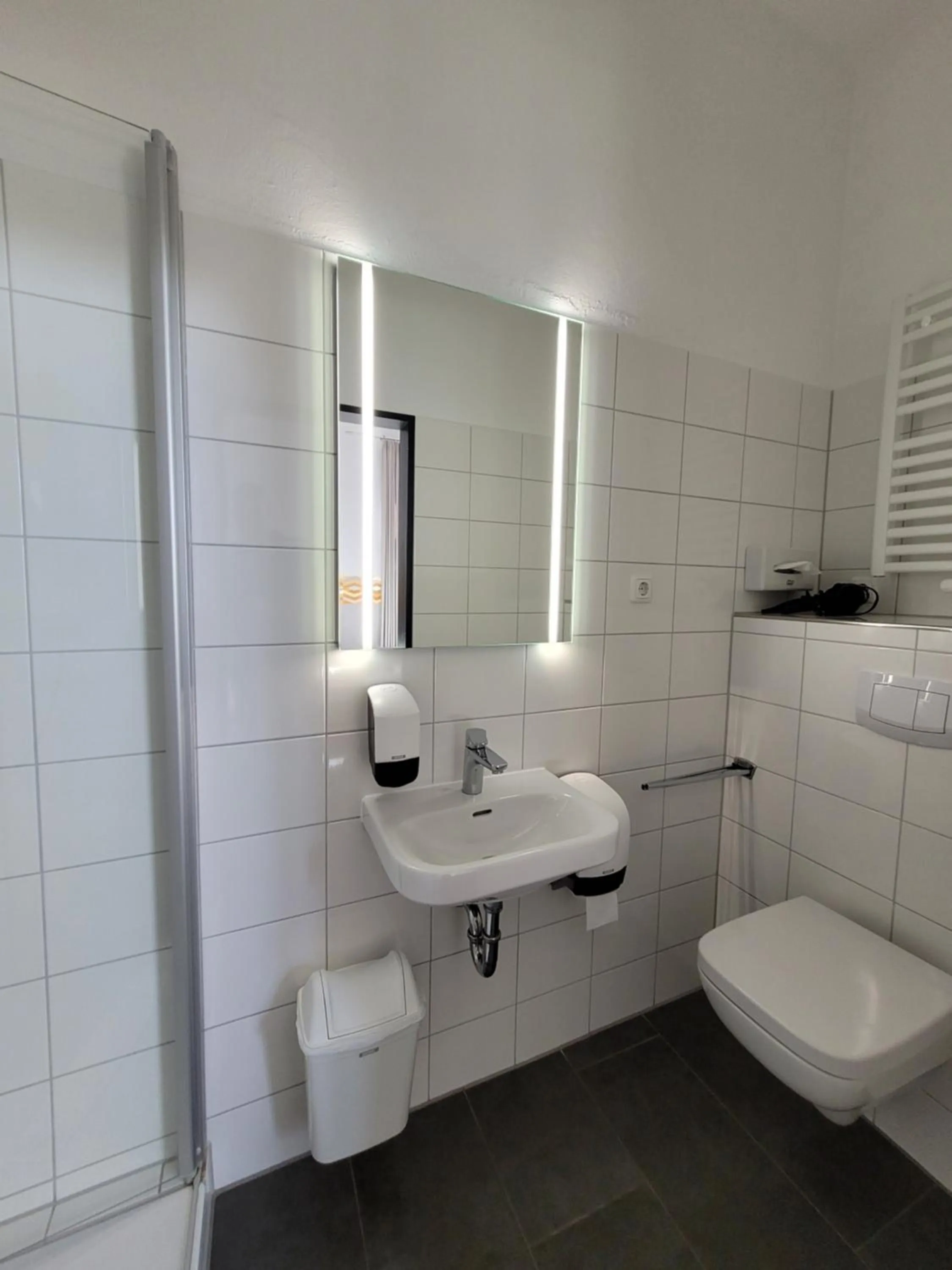 Shower in Hotel Garni Kastanjehoff