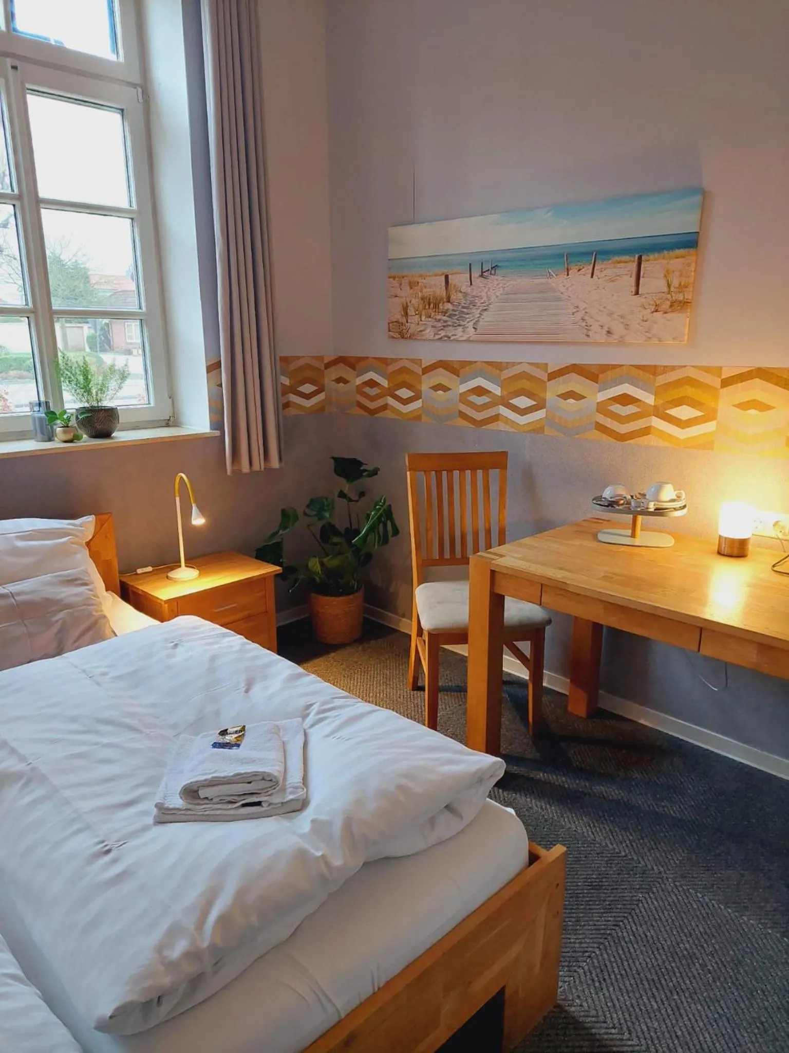 Bed in Hotel Garni Kastanjehoff