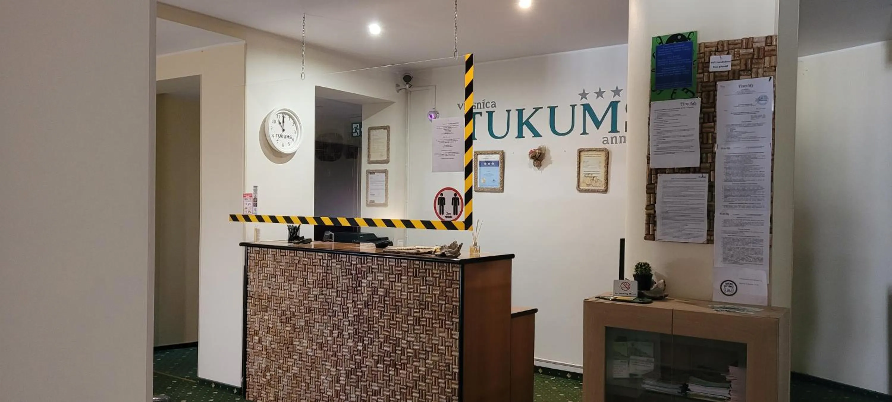 Lobby or reception in Hotel Tukums