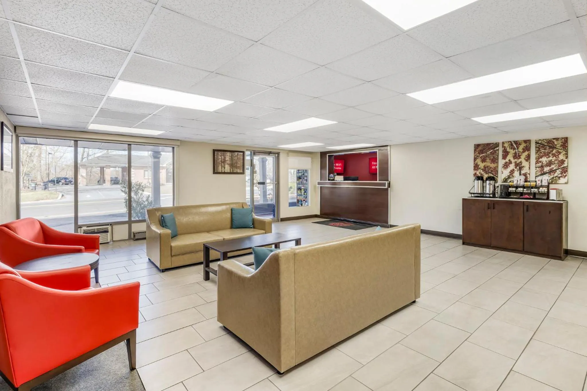 Lobby or reception in Red Roof Inn Stroudsburg