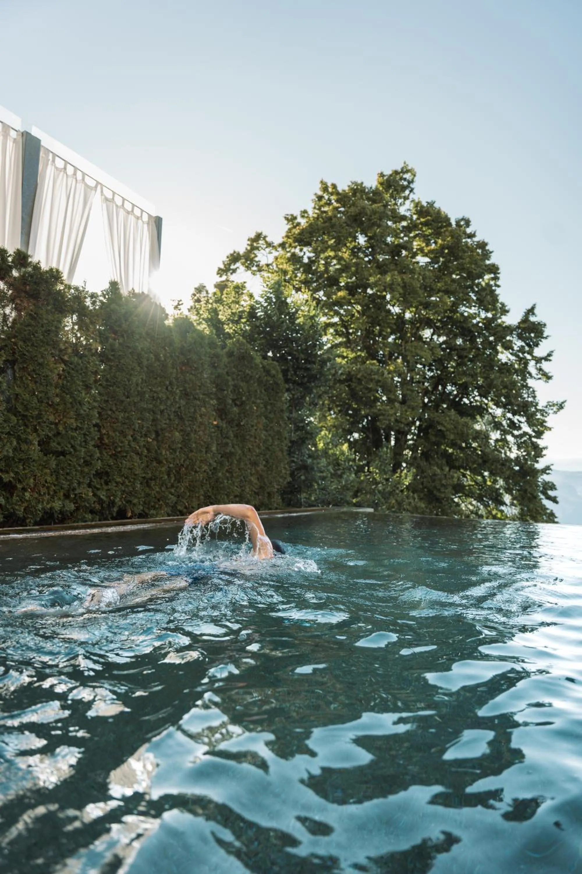 Swimming pool in Gasthof Kohlern 1130 m