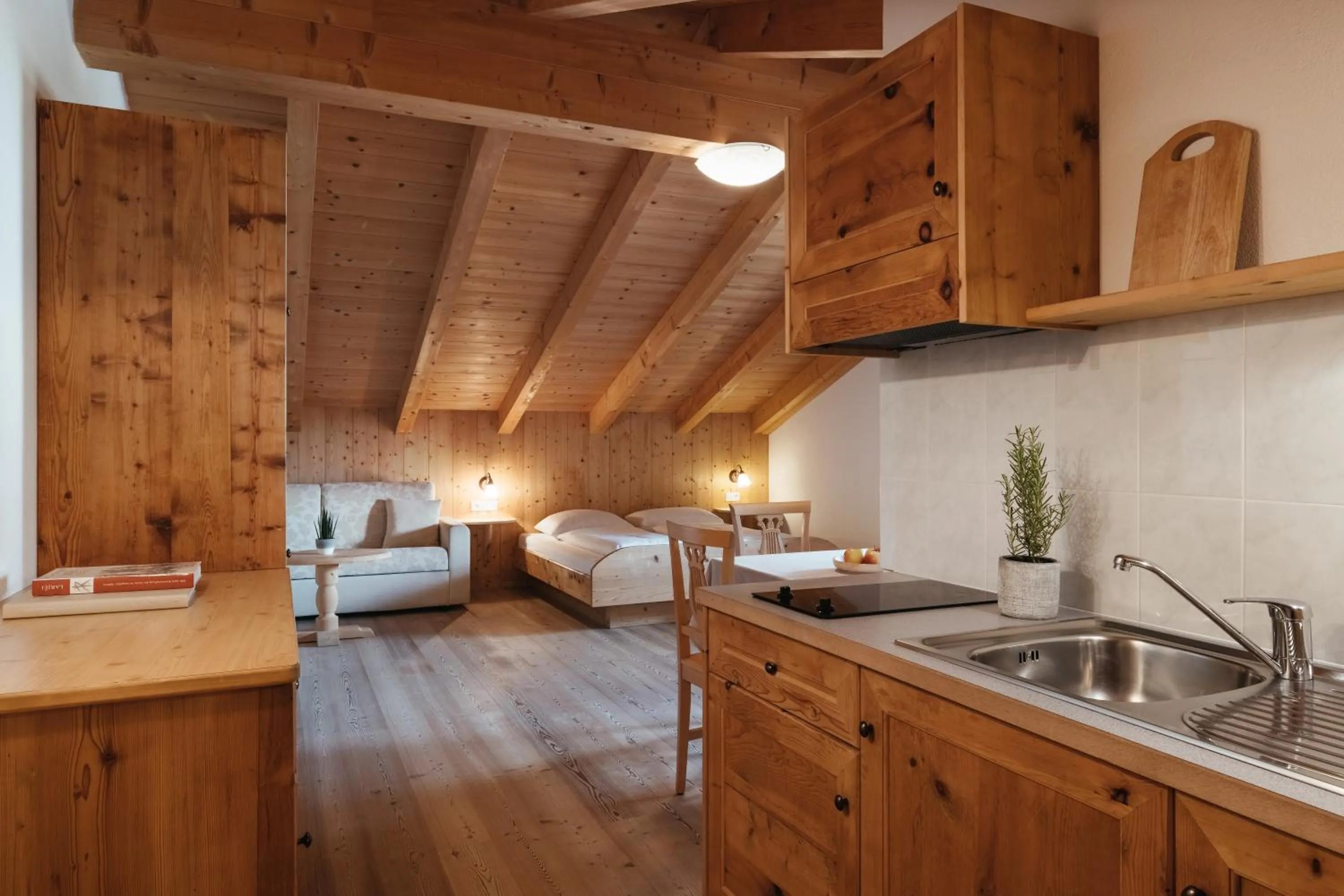 Kitchen or kitchenette in Garni Ciasa Urban