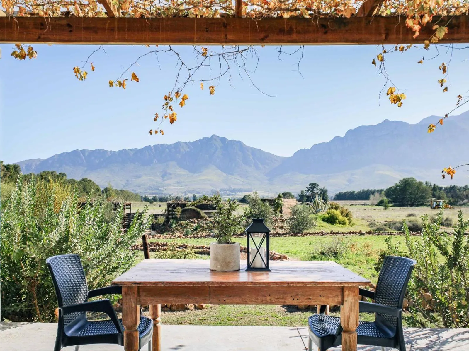 Patio in Duikersdrift Winelands Country Escape