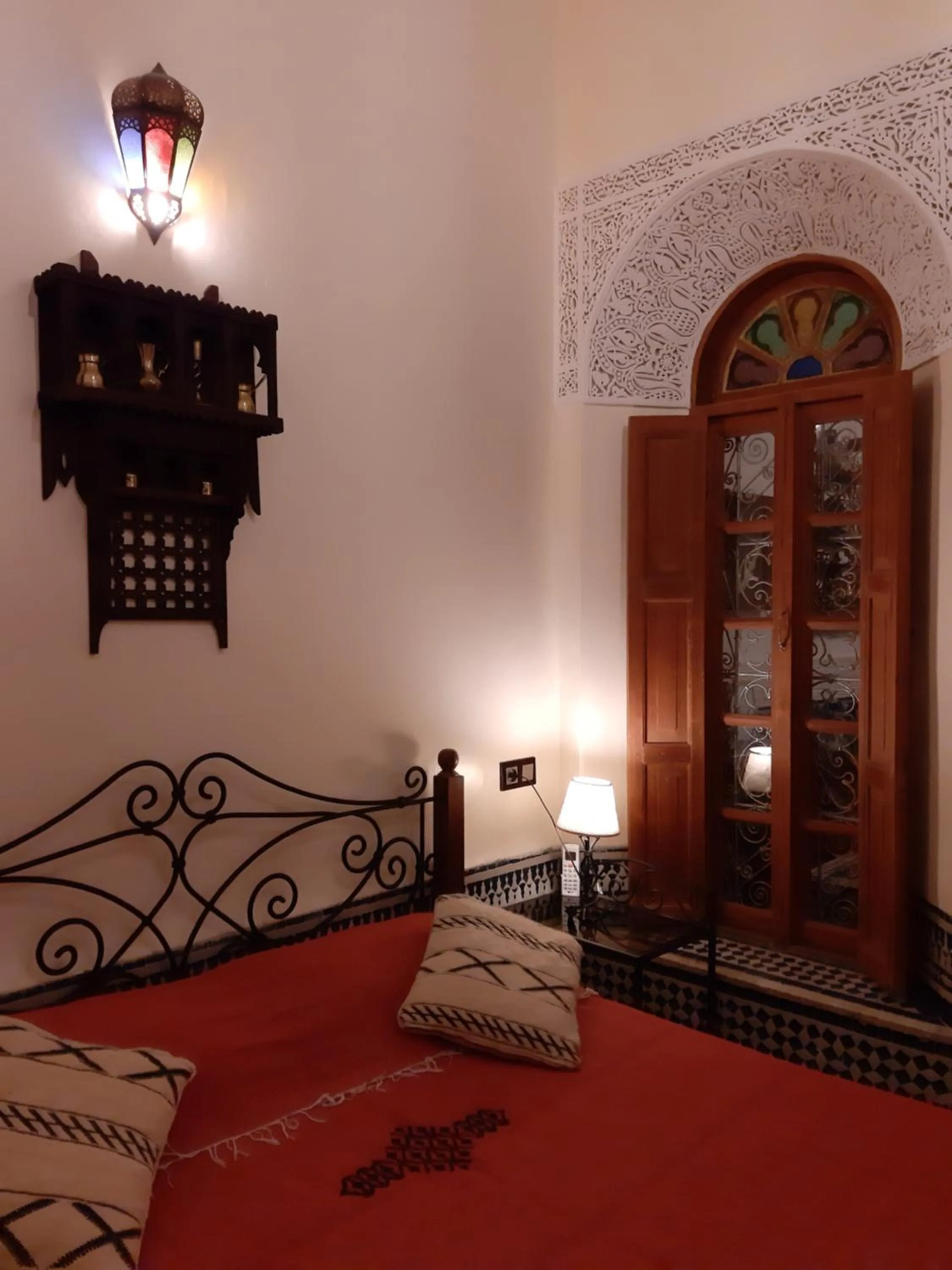Decorative detail, Bed in Dar Hayati