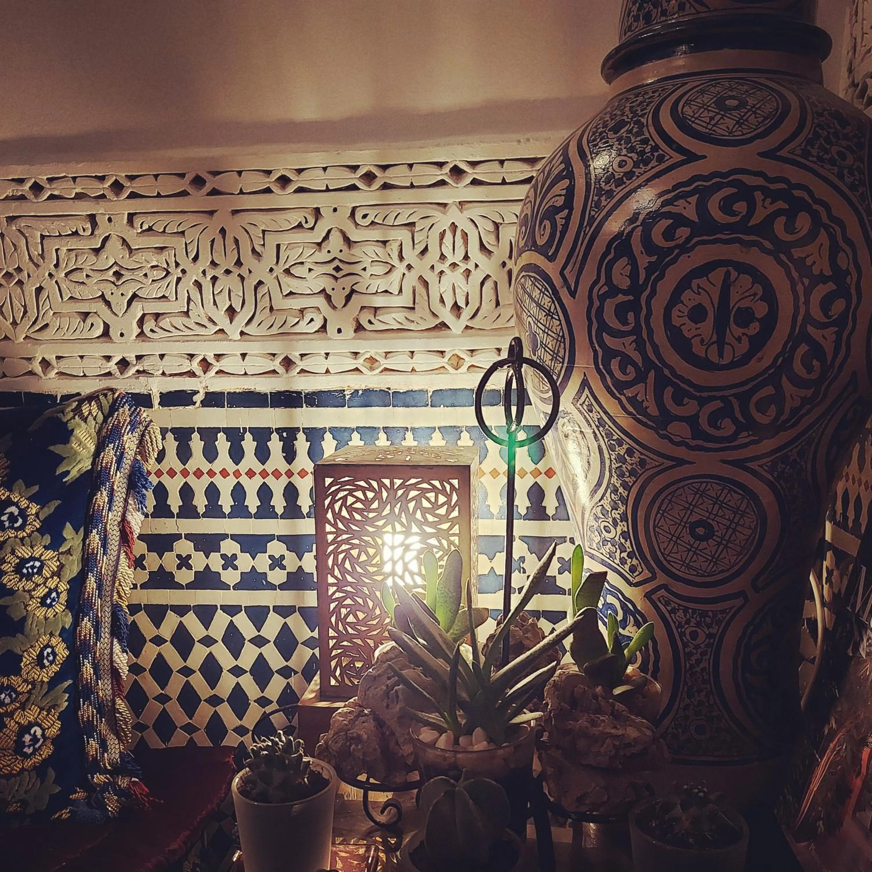 Decorative detail in Dar Hayati