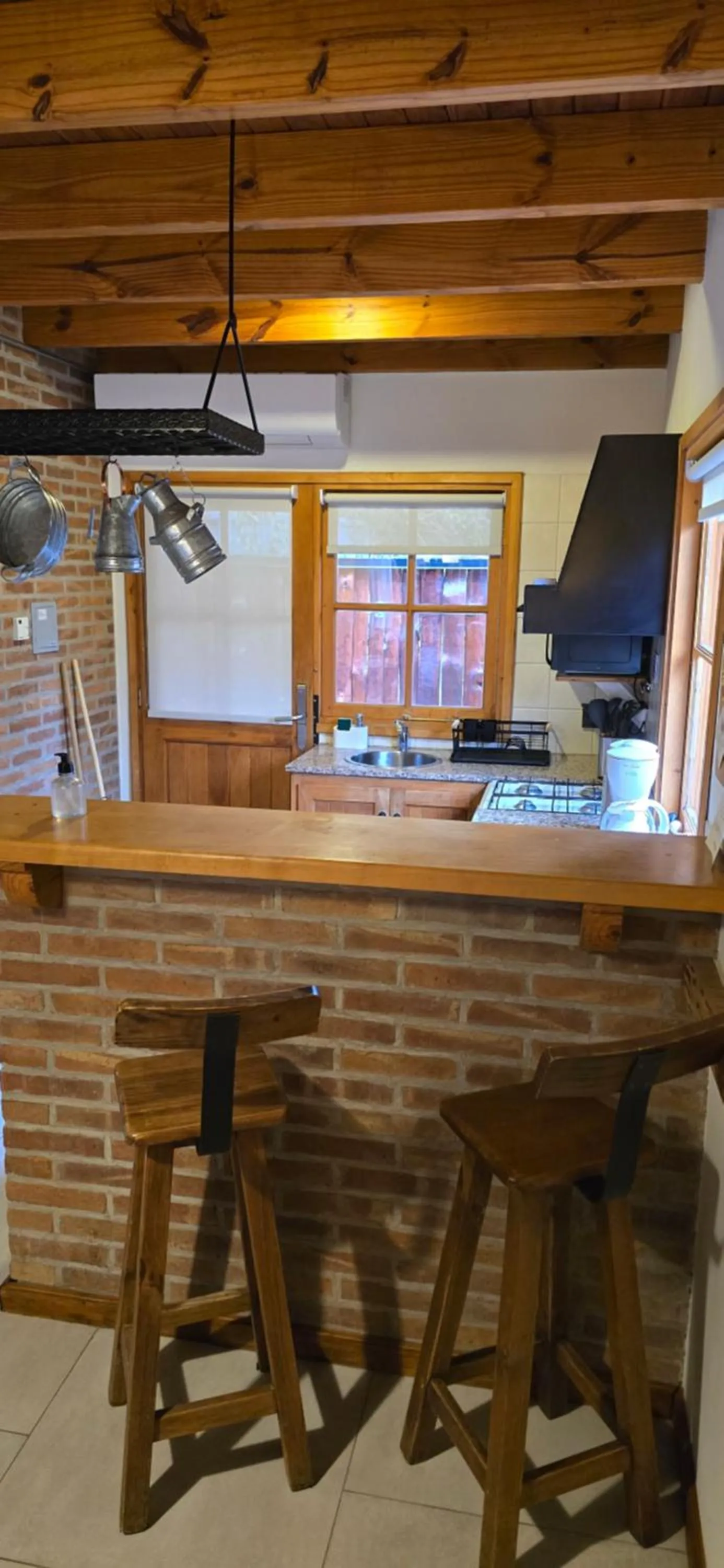 Kitchen or kitchenette in Apart Hotel Agua Escondida