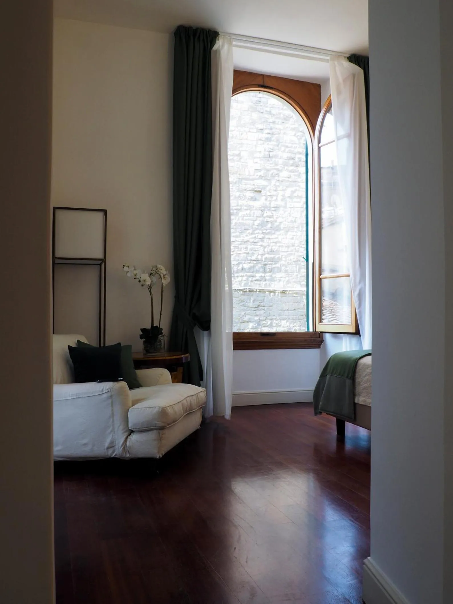 Seating area, Bed in AQA Palace