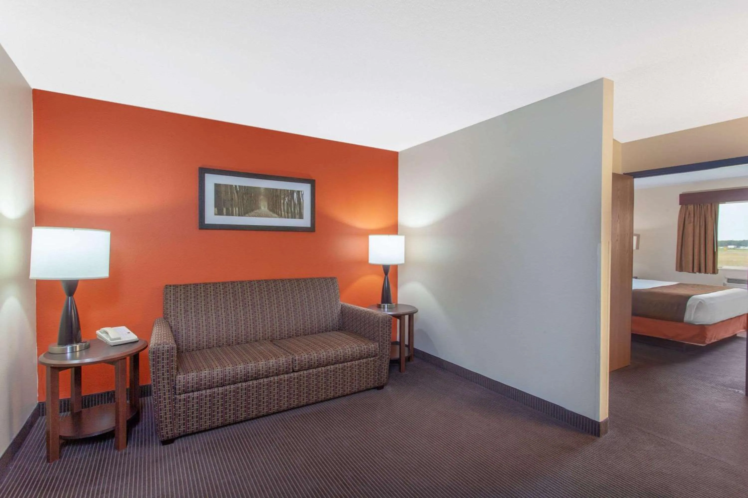 Photo of the whole room, Bed in AmericInn by Wyndham St Cloud MN I-94