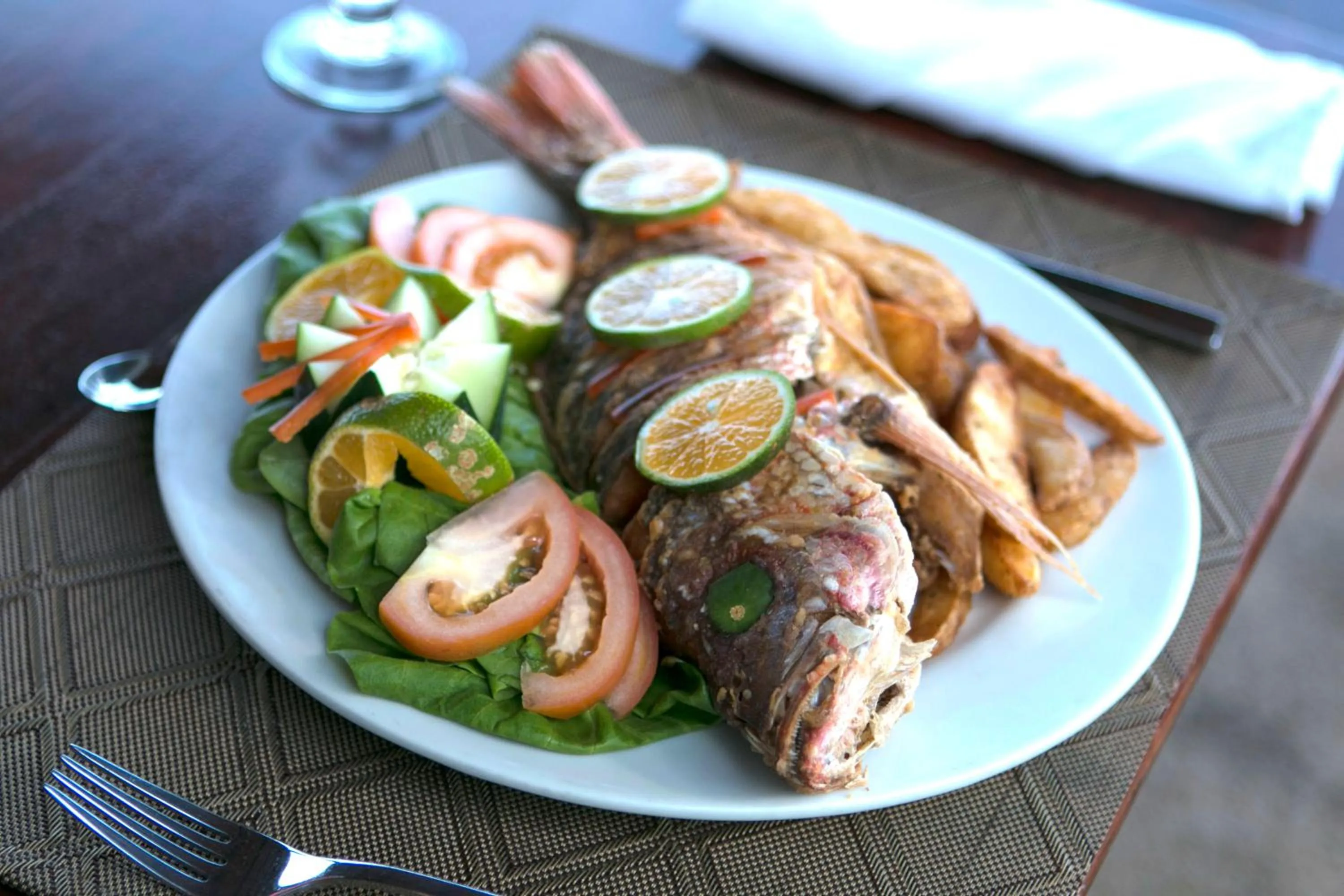 Food close-up in Hotel Terraza del Pacifico