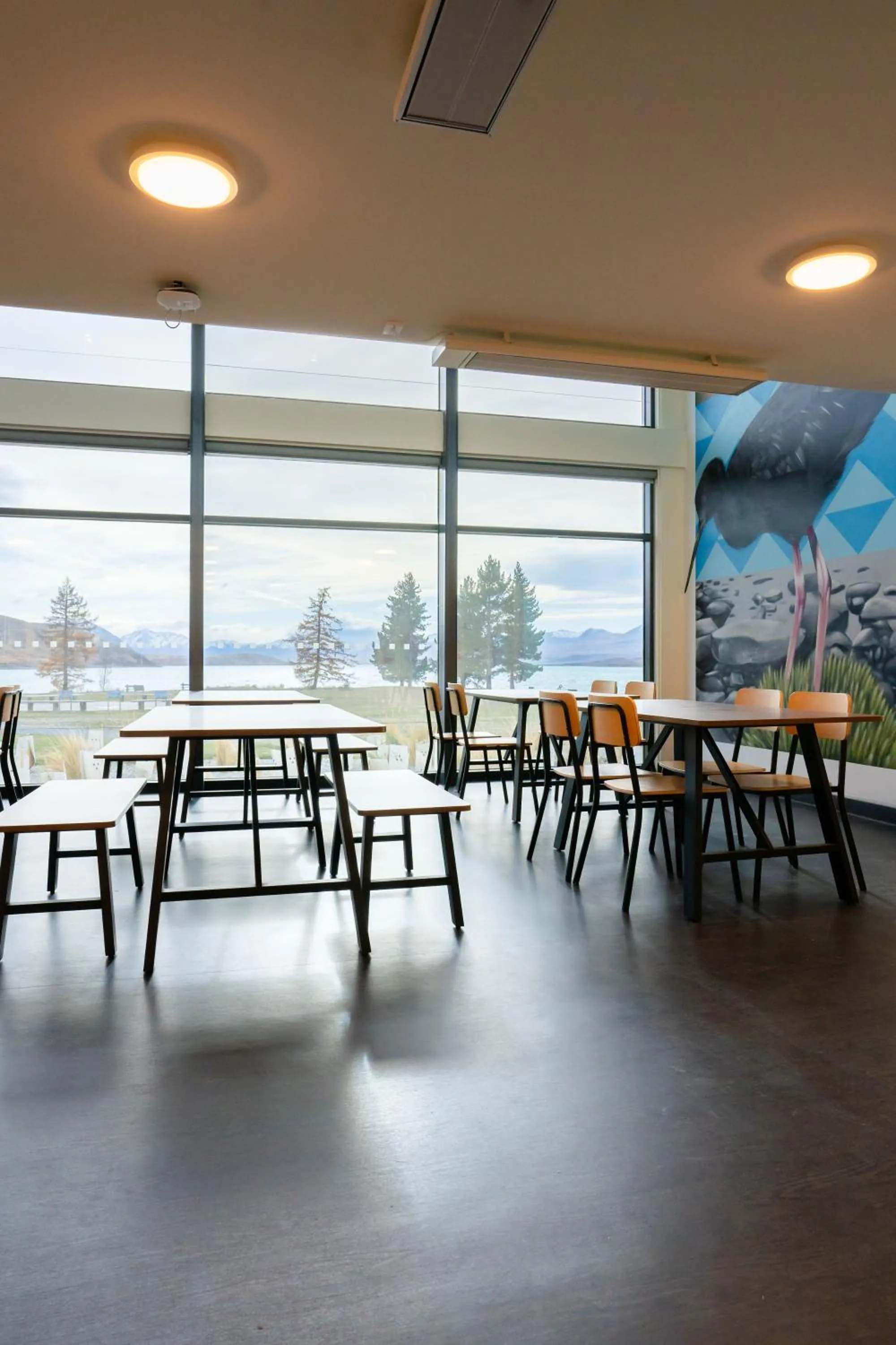 Seating area in Haka House Hostel Tekapo