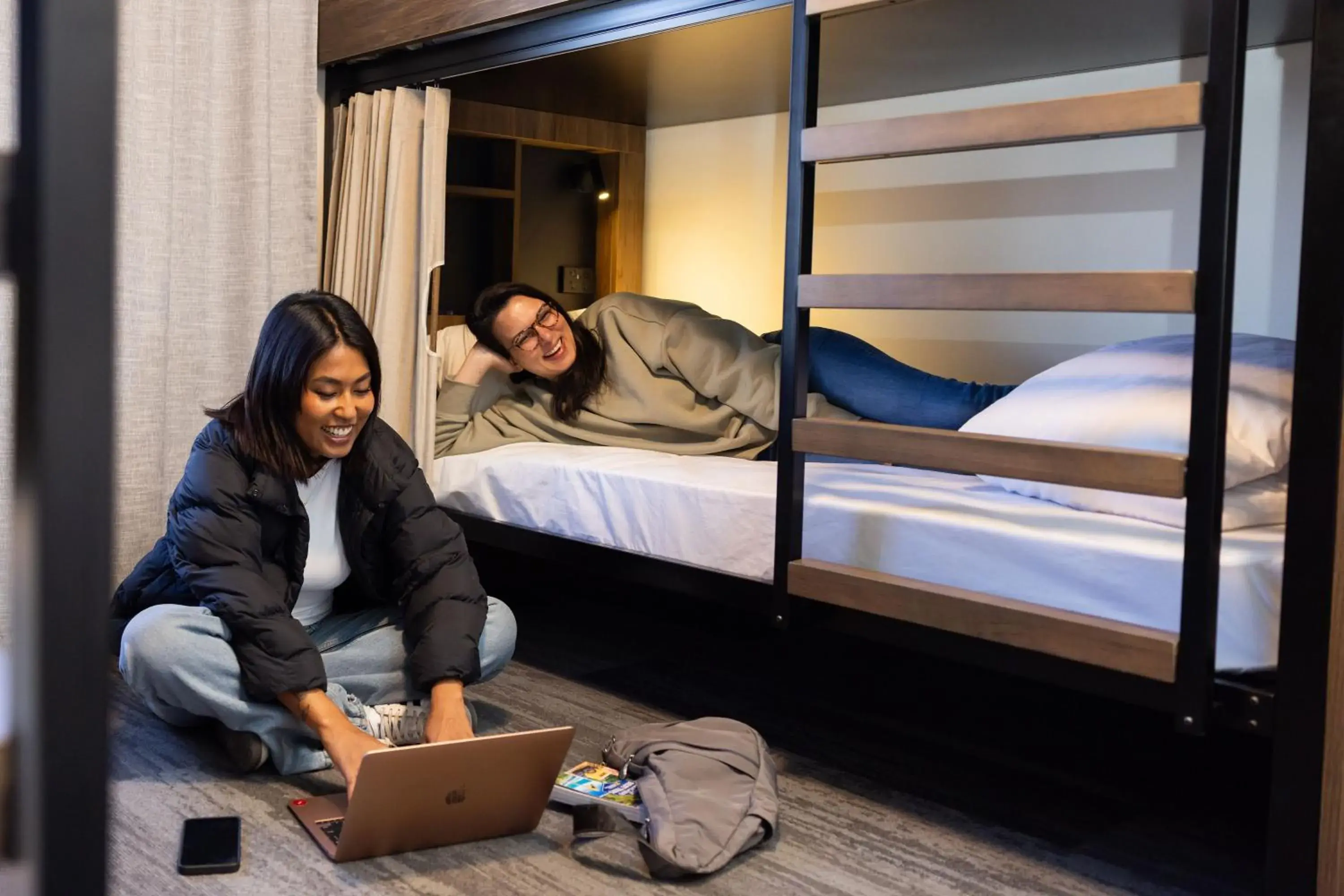 Bed in 4-Bed Female Dormitory Room in Haka House Hostel Tekapo Bed in 4-Bed Female Dormitory Room in Haka House Hostel Tekapo