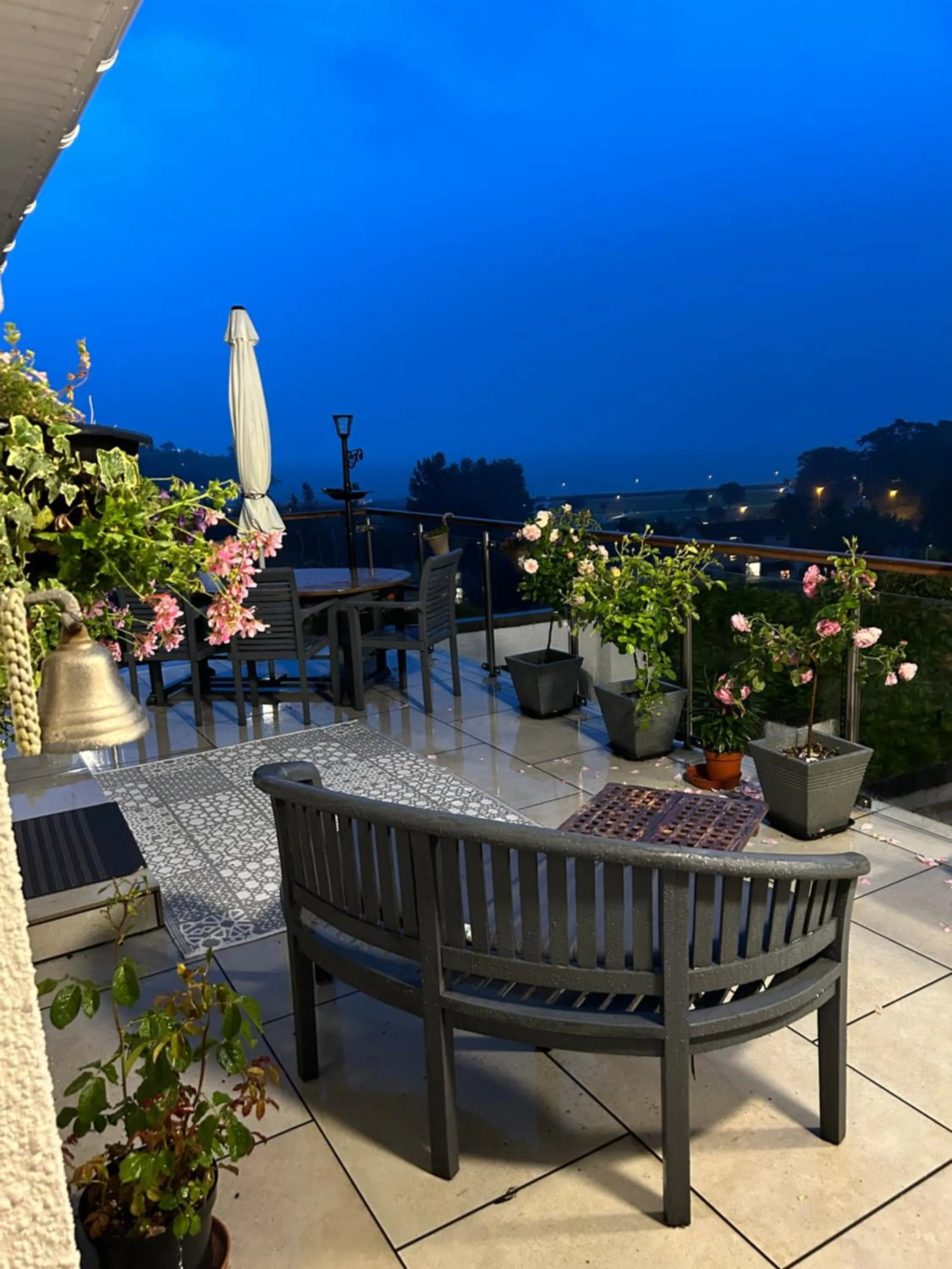 View (from property/room) in Luxury 3 bedded room with sea peeps and parking